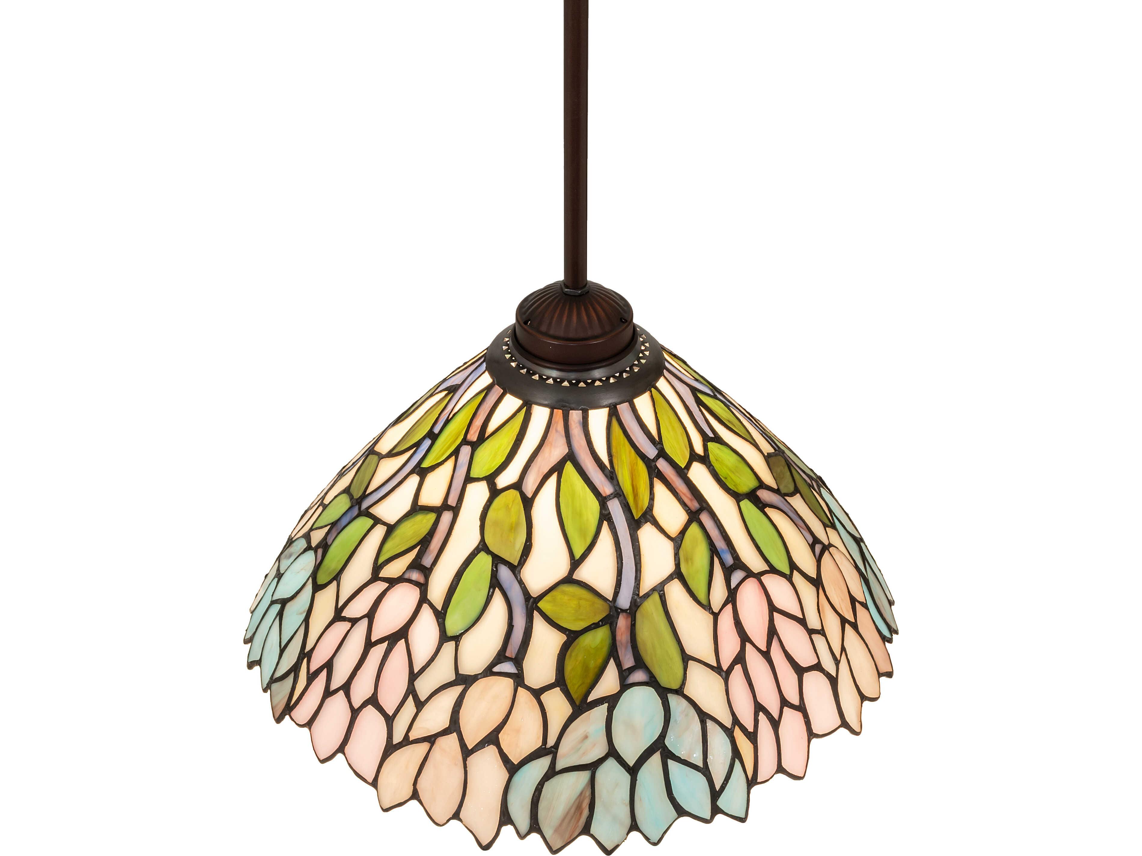 Meyda Wisteria 1-Light Blue Pendant