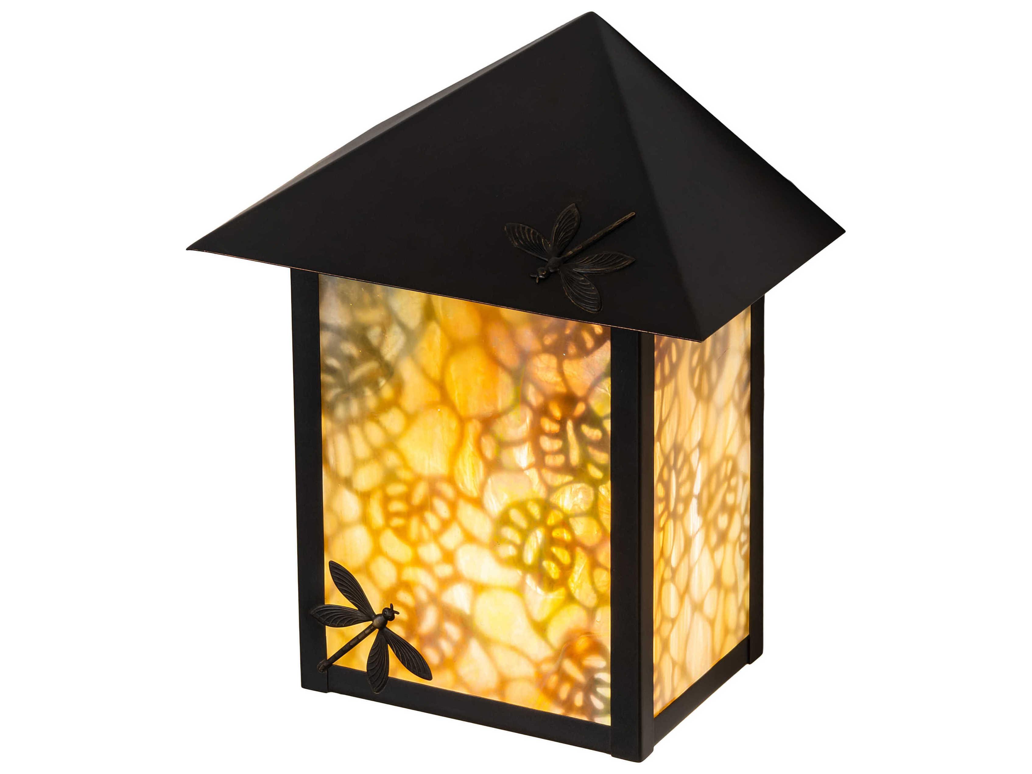 Meyda Seneca 1 - Light Glass Outdoor Wall Light