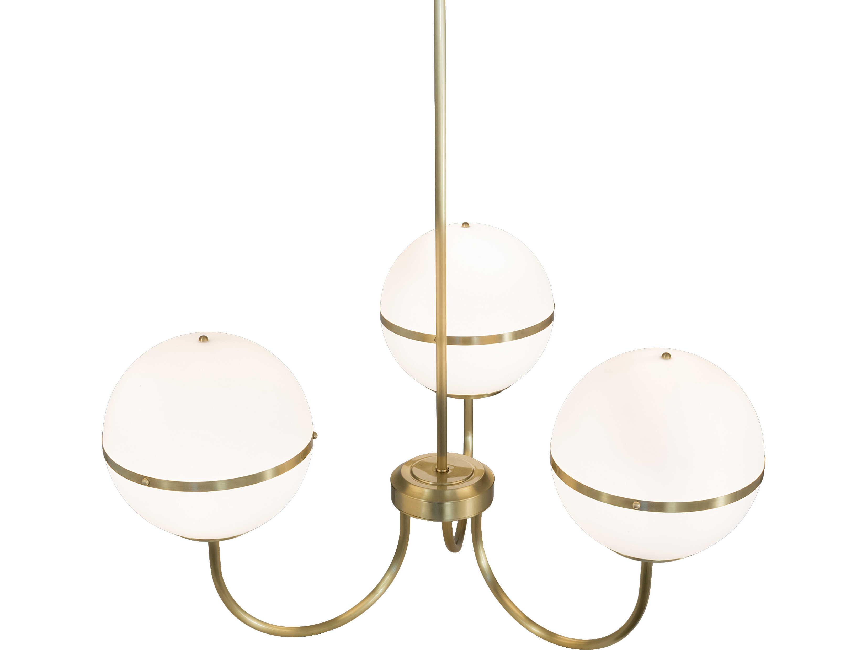 Meyda Toccata 9-Light Matte White Glass Brass Chandelier