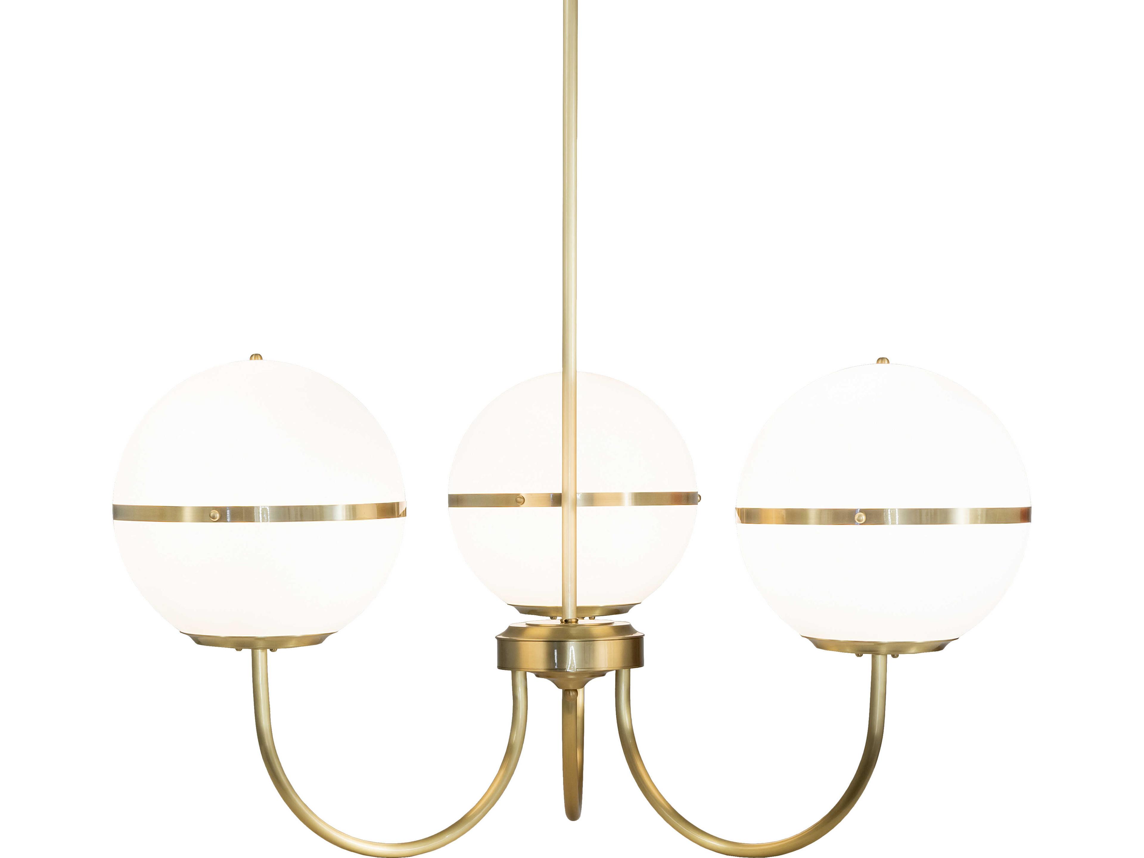 Meyda Toccata 9-Light Matte White Glass Brass Chandelier
