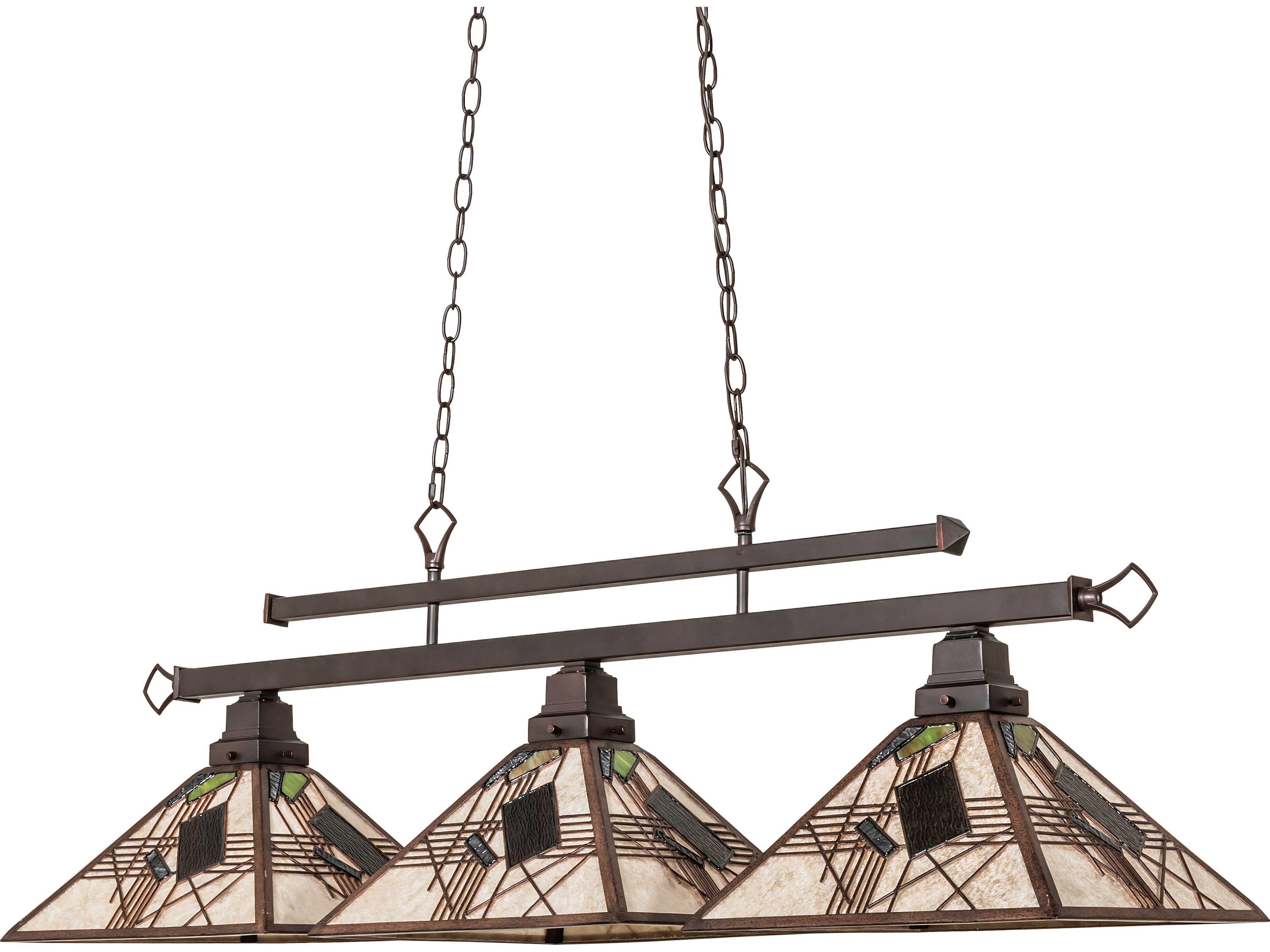 Meyda Magnetism 30-Light Black Linear Island Pendant