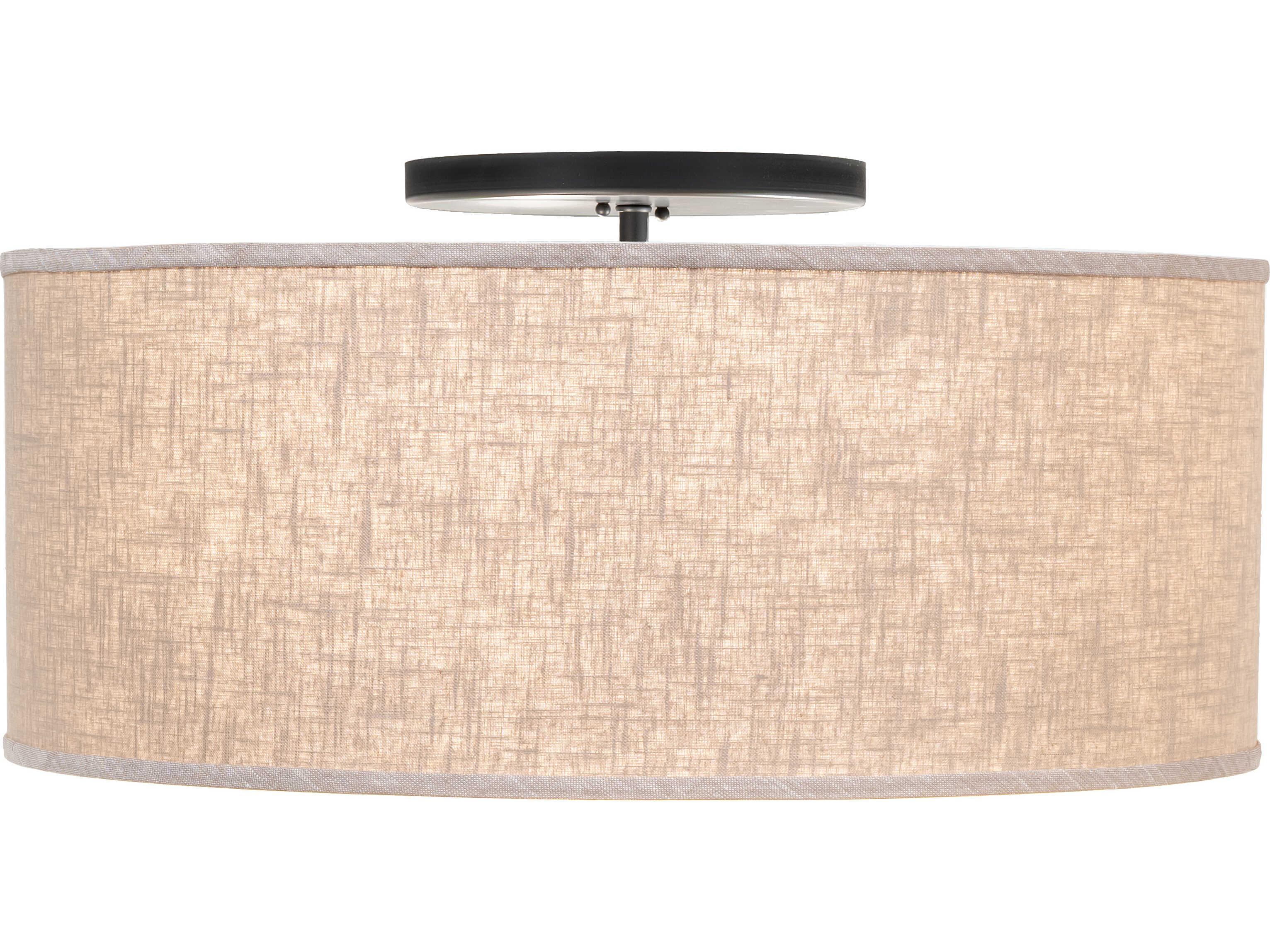 Meyda Cilindro Textrene 3-Light Moldova botticino Idalight White Flush Mount