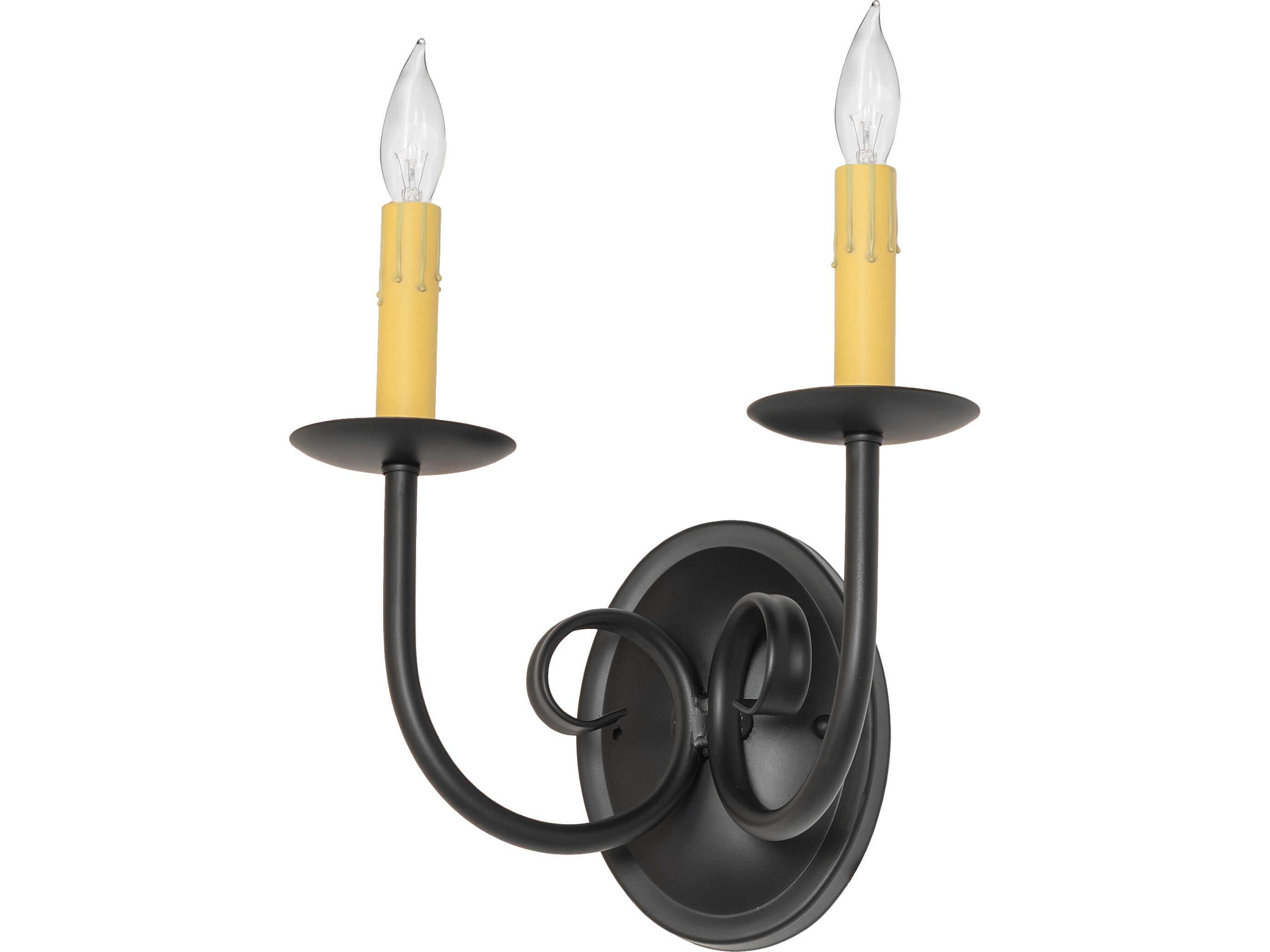 Meyda Squire Blackwash Traditional Wall Sconce