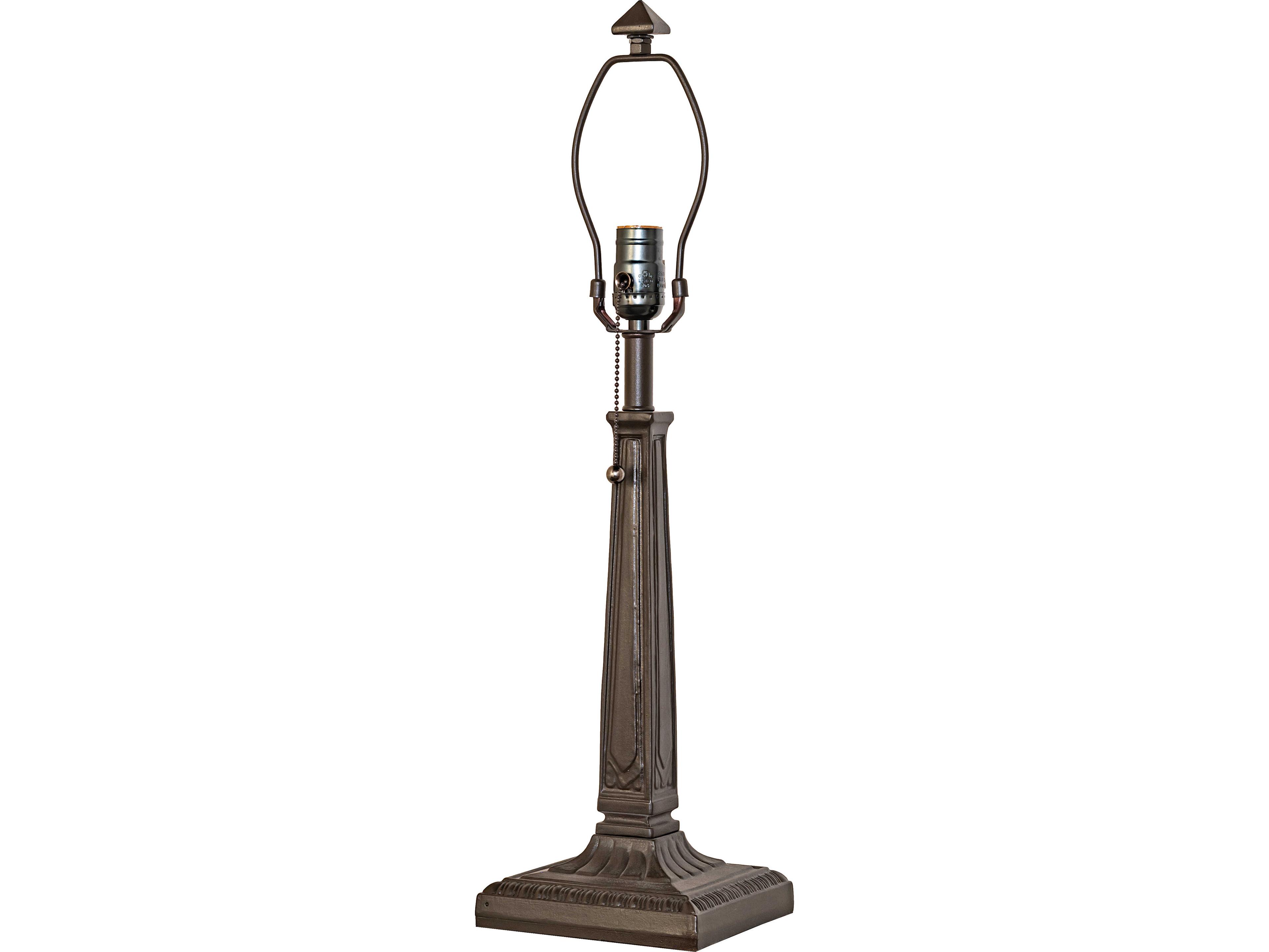 Meyda Pinecone Ridge Bronze Traditional Table Lamp