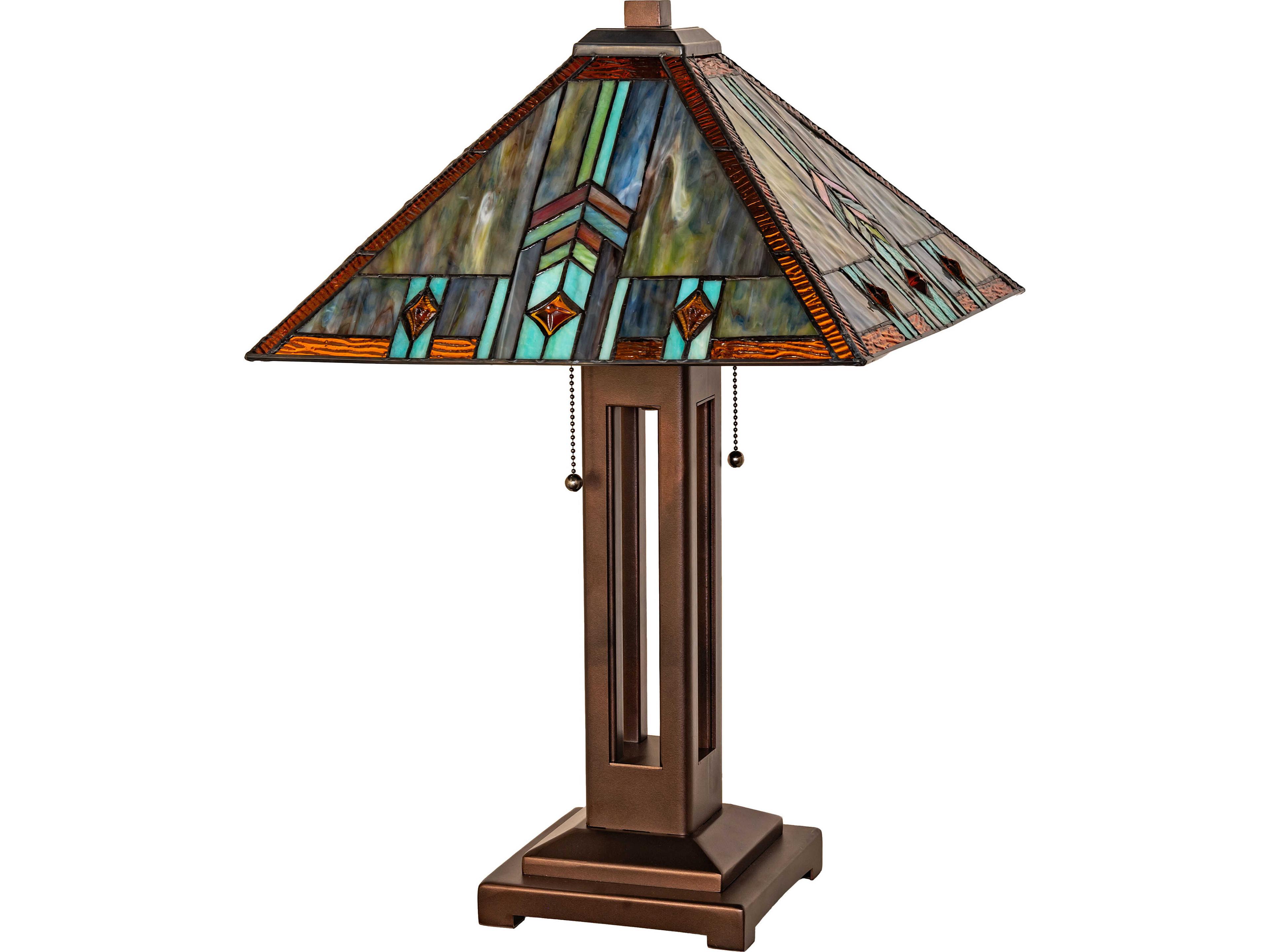 Meyda Prairie Wheat Bronze Traditional Table Lamp
