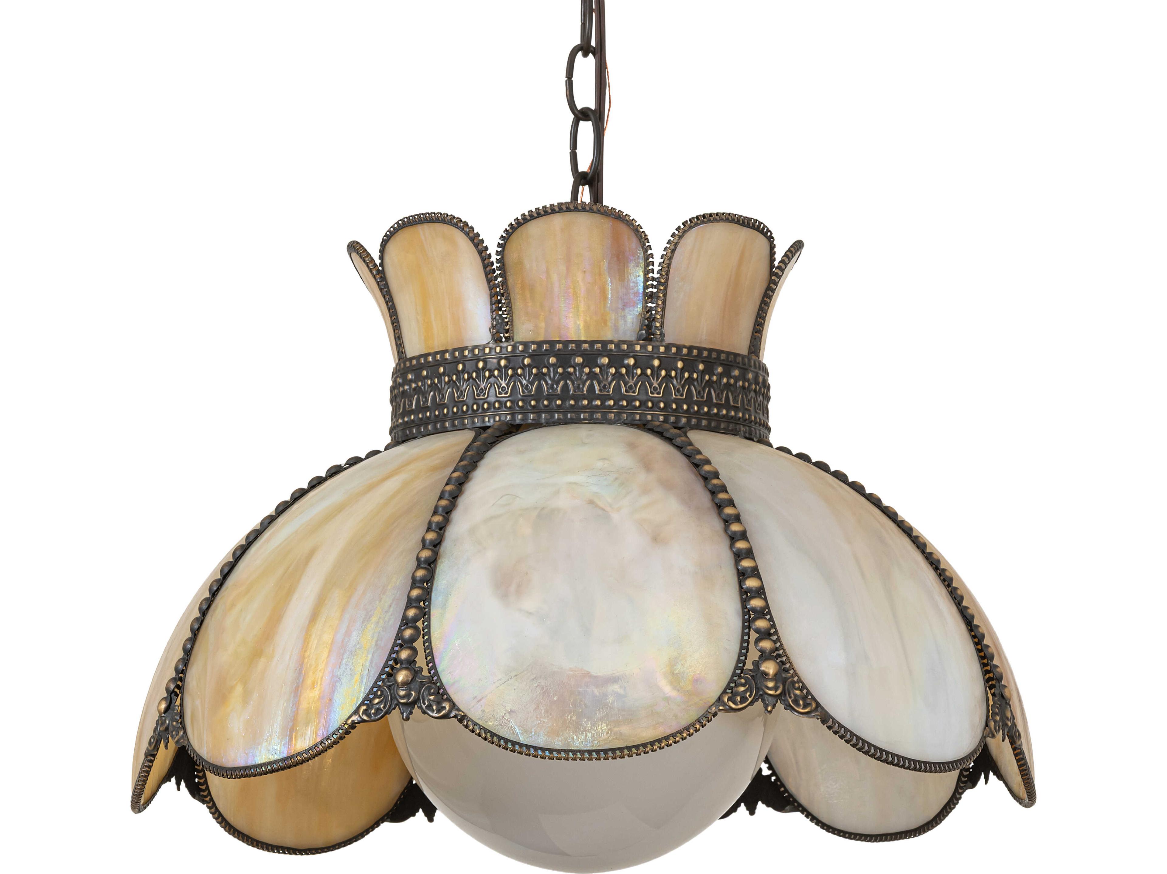 Meyda Anabelle 1-Light Gold Pendant