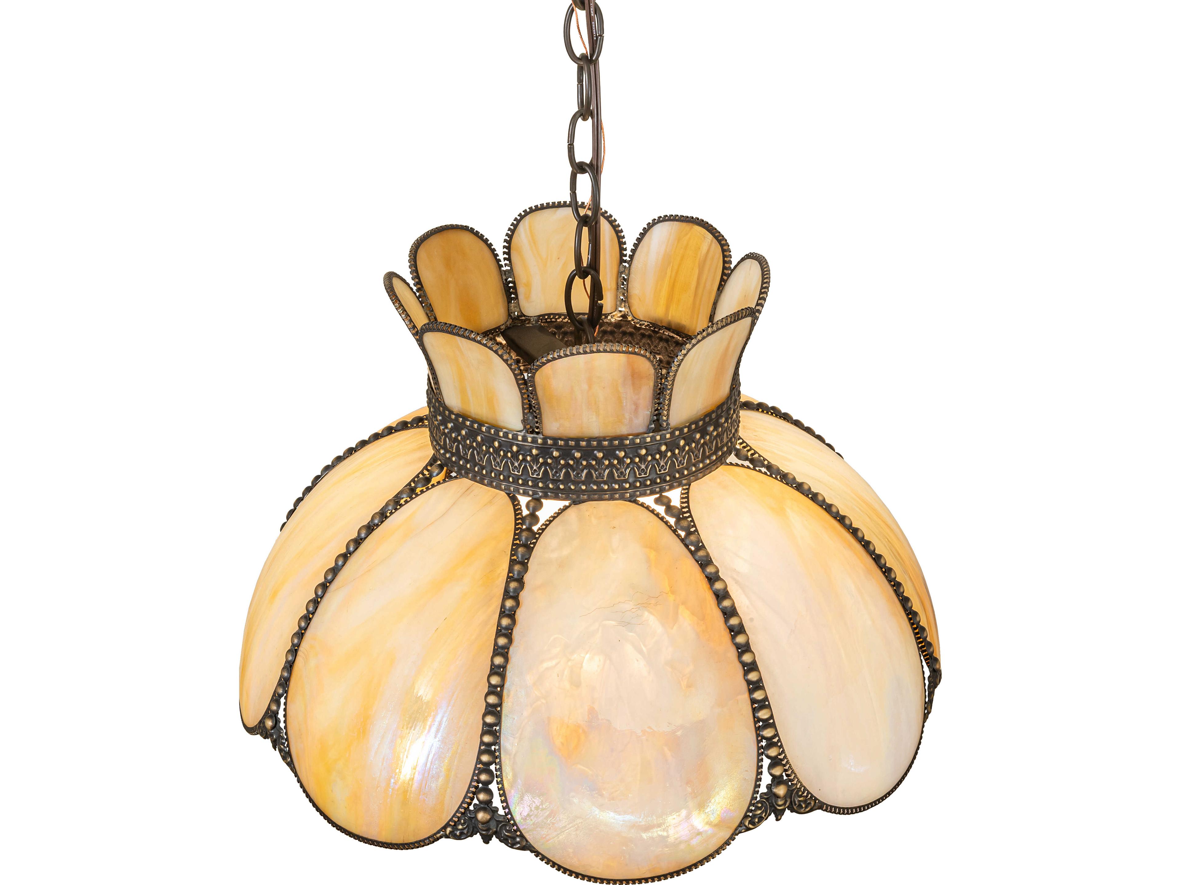Meyda Anabelle 1-Light Gold Pendant