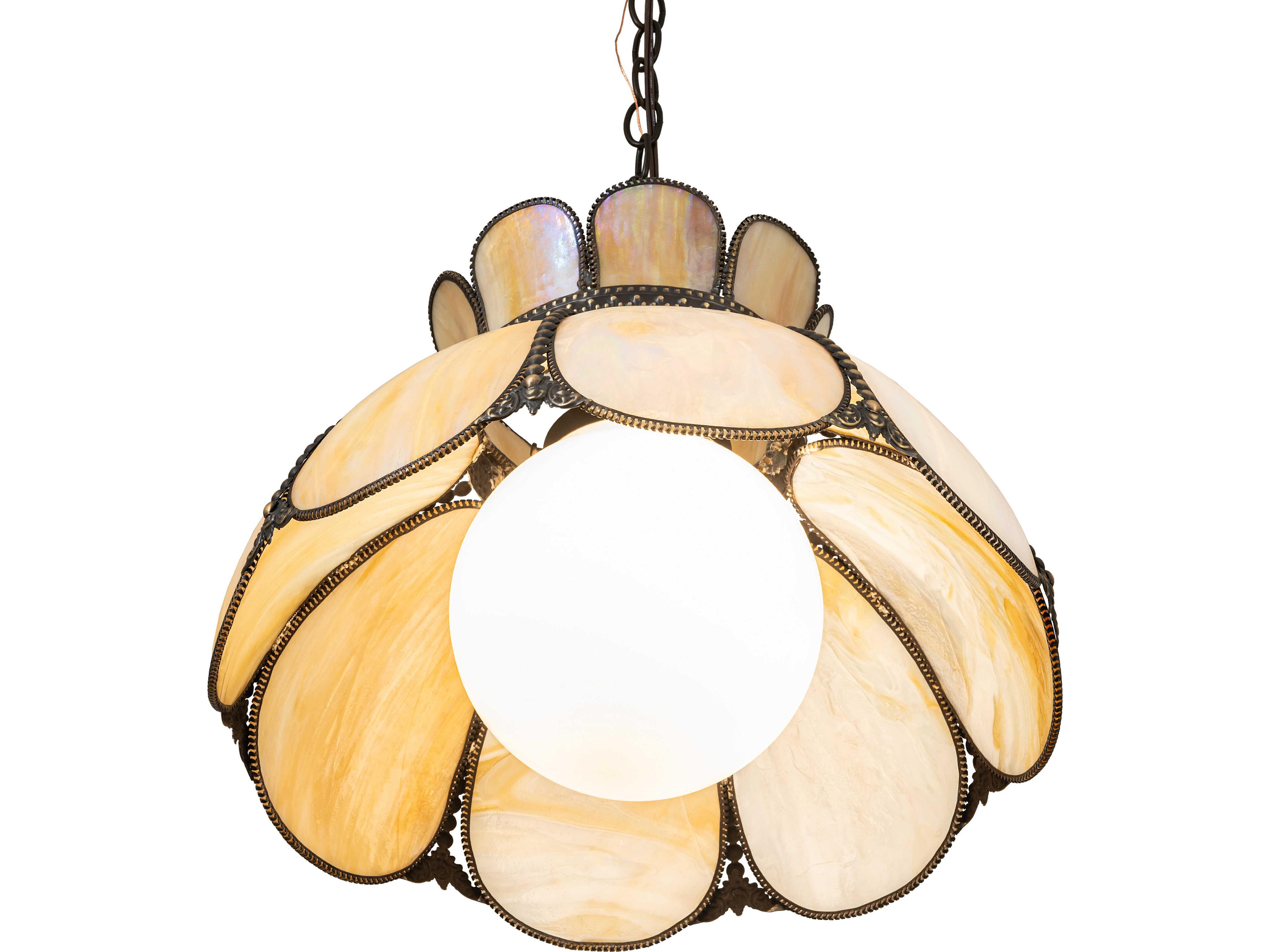 Meyda Anabelle 1-Light Gold Pendant