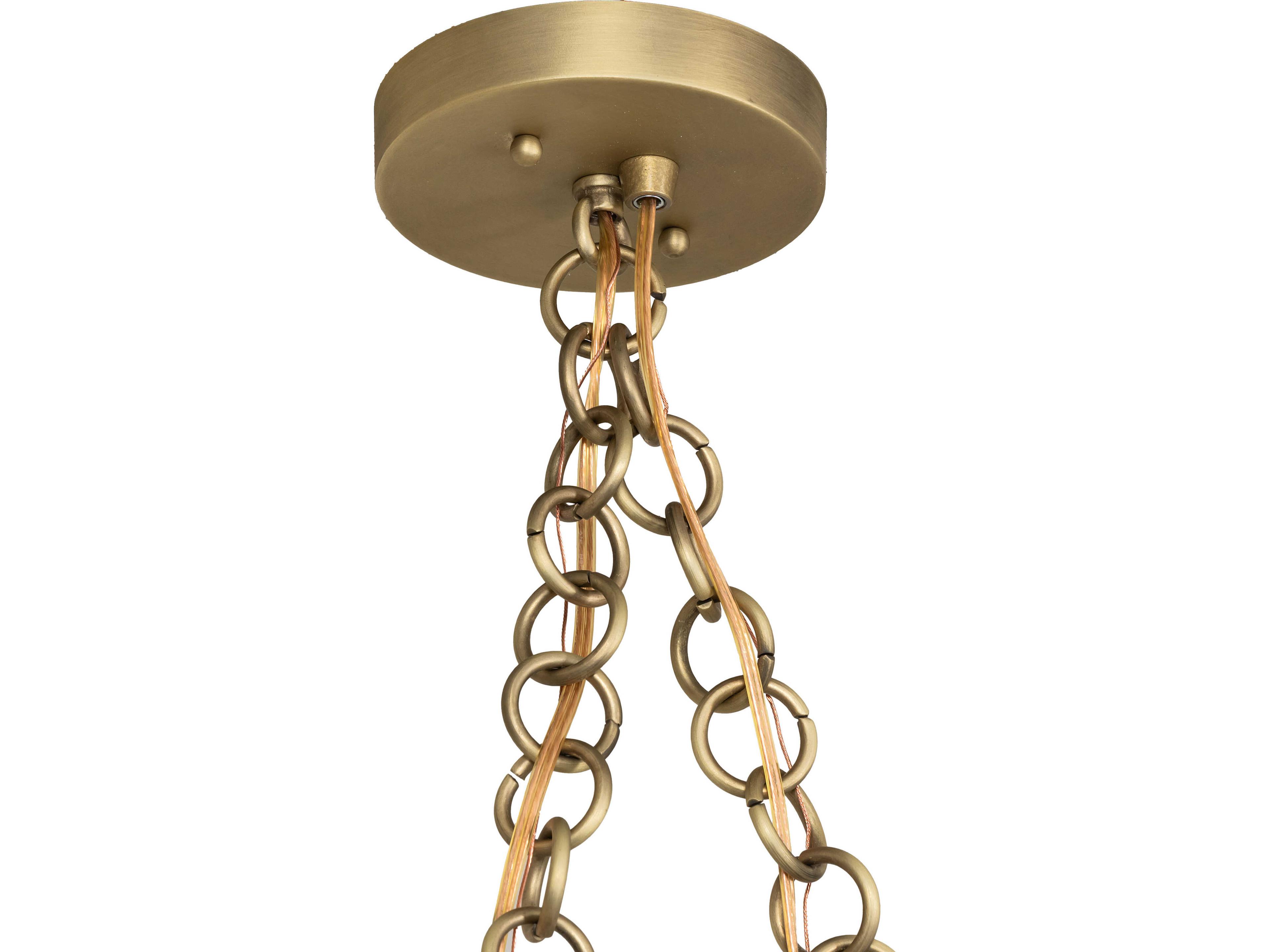 Meyda Castiliolite 2-Light White Glass Brass Linear Pendant