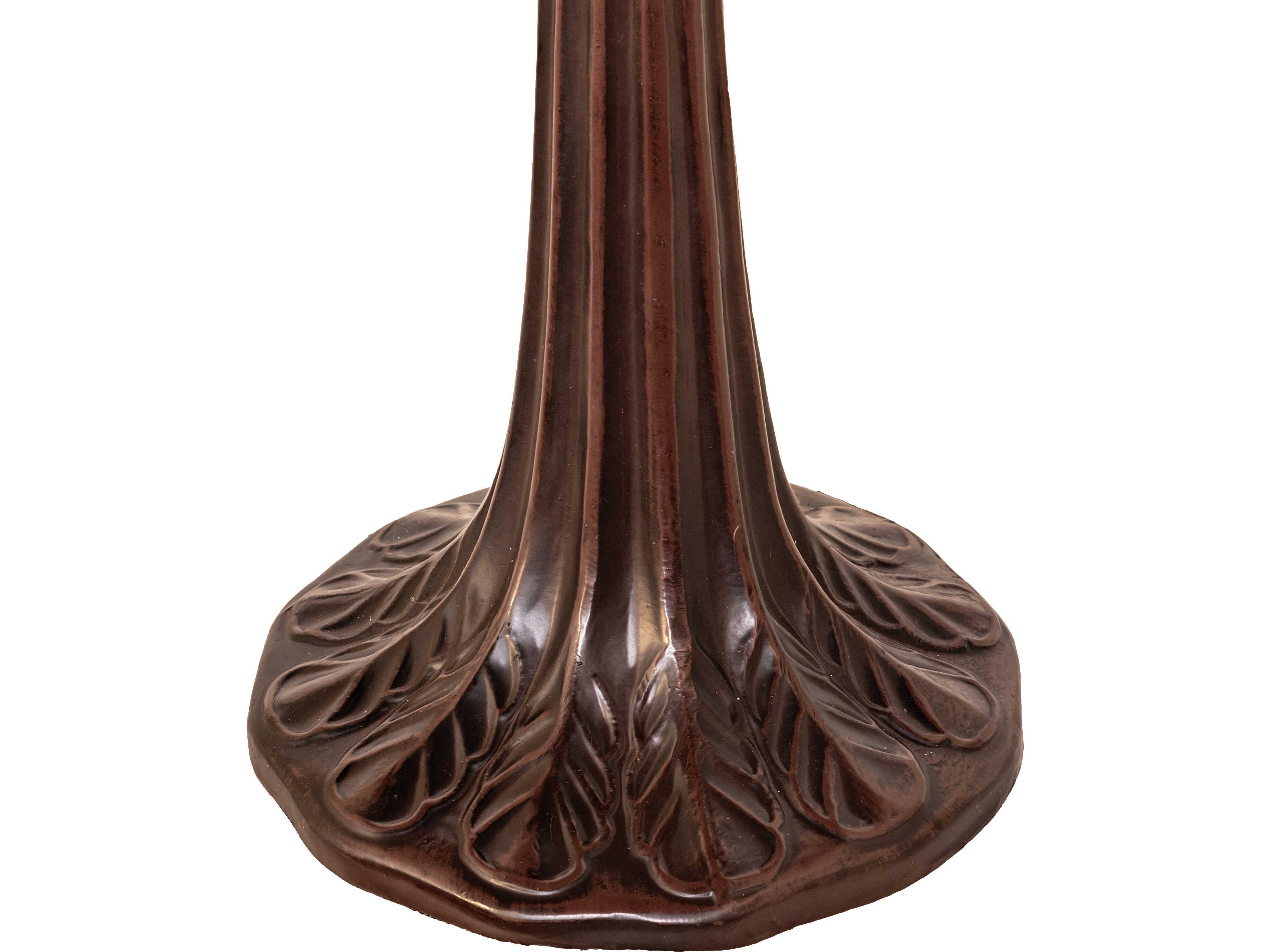 Meyda Tiffany Daffodil Bronze Traditional Table Lamp