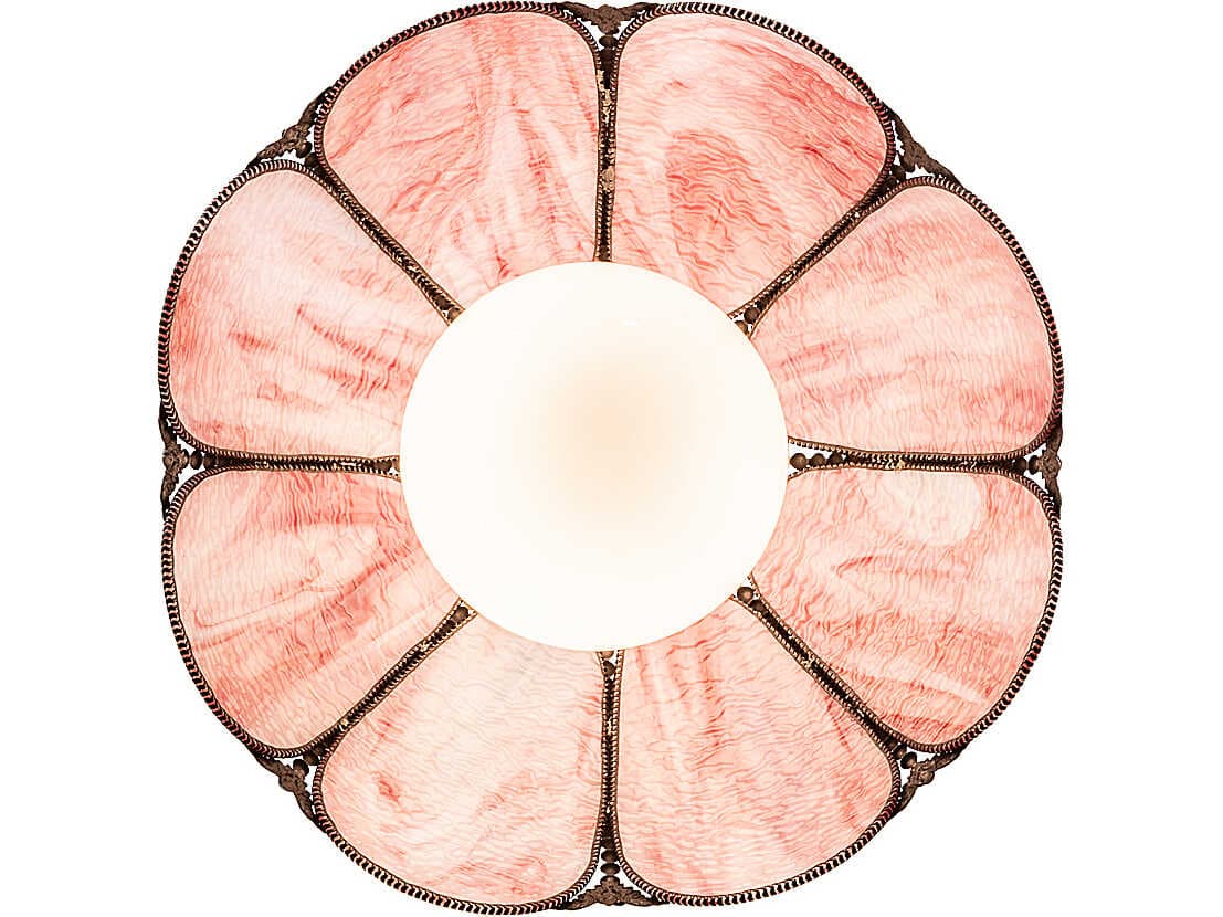 Meyda Anabelle 1-Light Pink Pendant