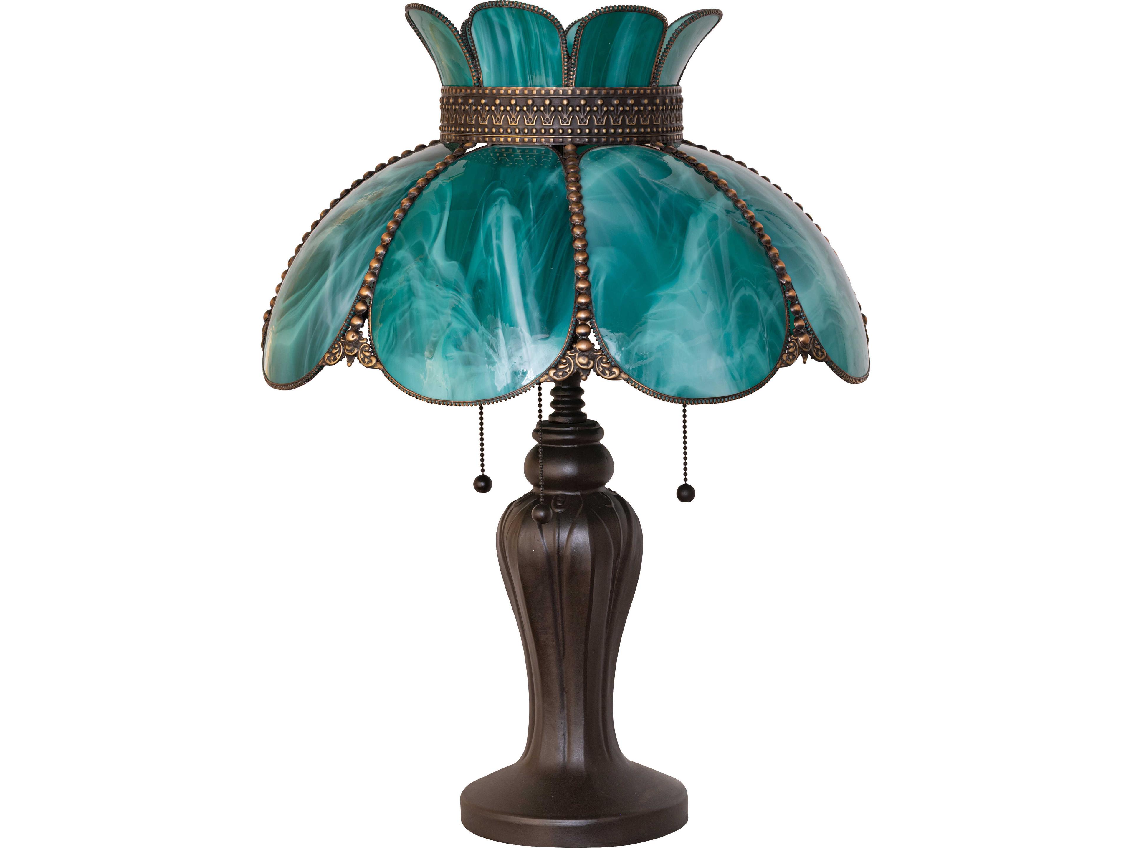 Meyda Annabelle Bronze Traditional Table Lamp