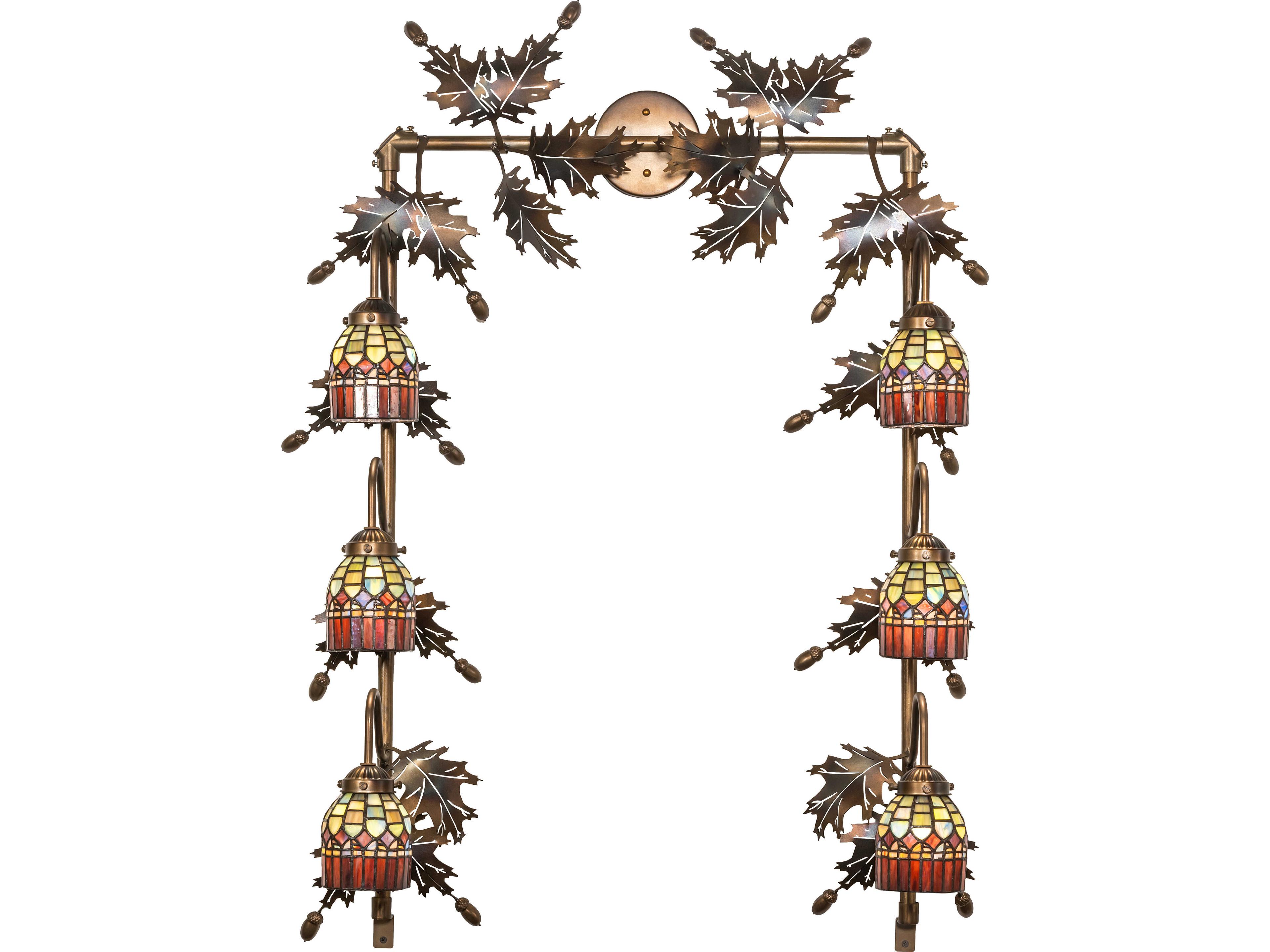 Meyda Tiffany Candice 6-Light Bronze Traditional Vanity Light