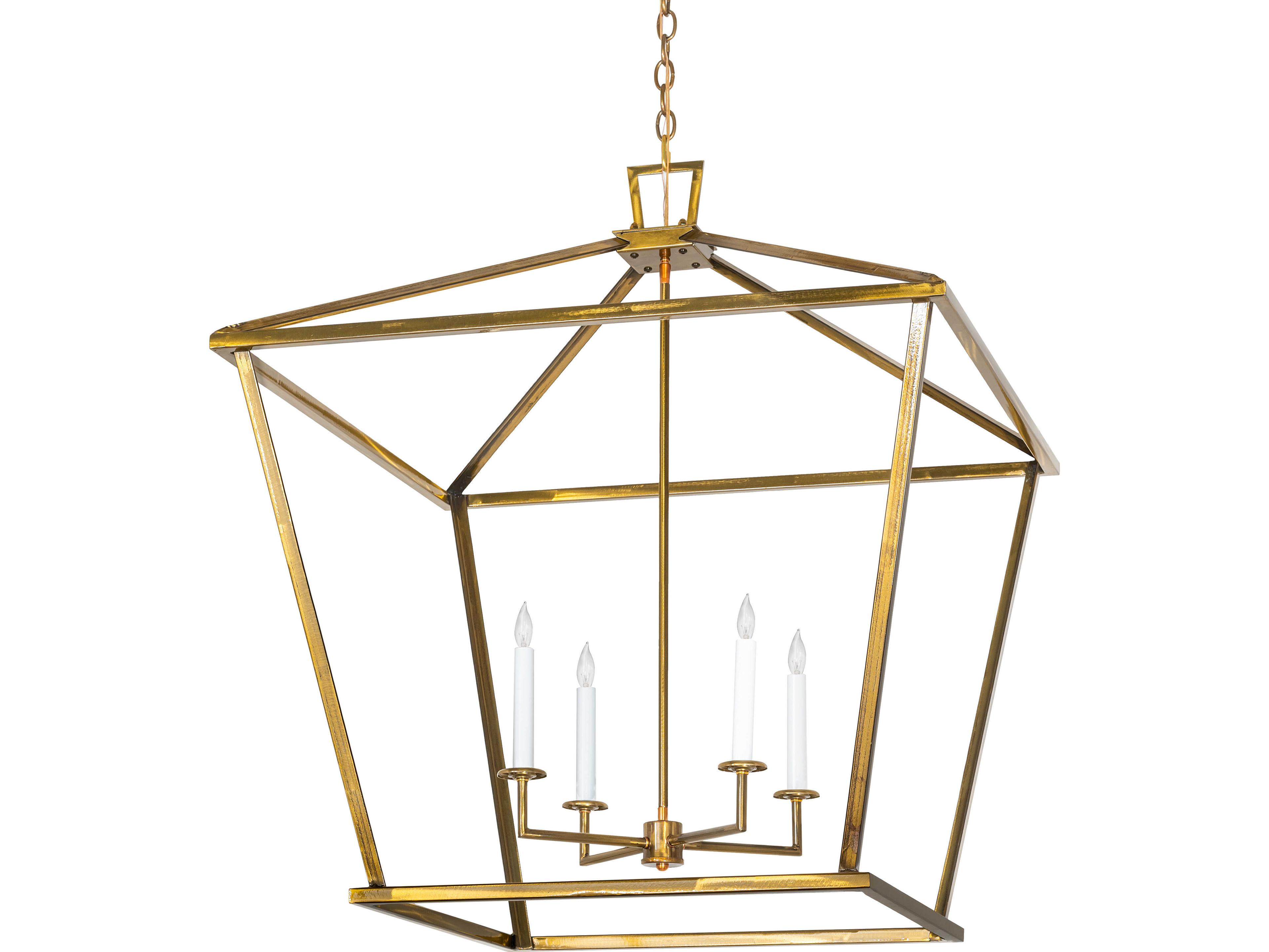 Meyda Kitzi 4-Light Transparent Gold Pendant