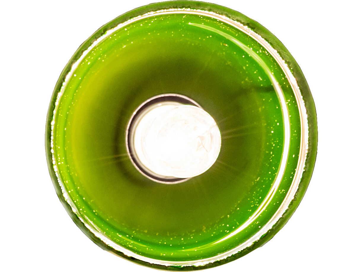 Meyda Tuscan Vineyard 1-Light Green Geometric Mini Pendant