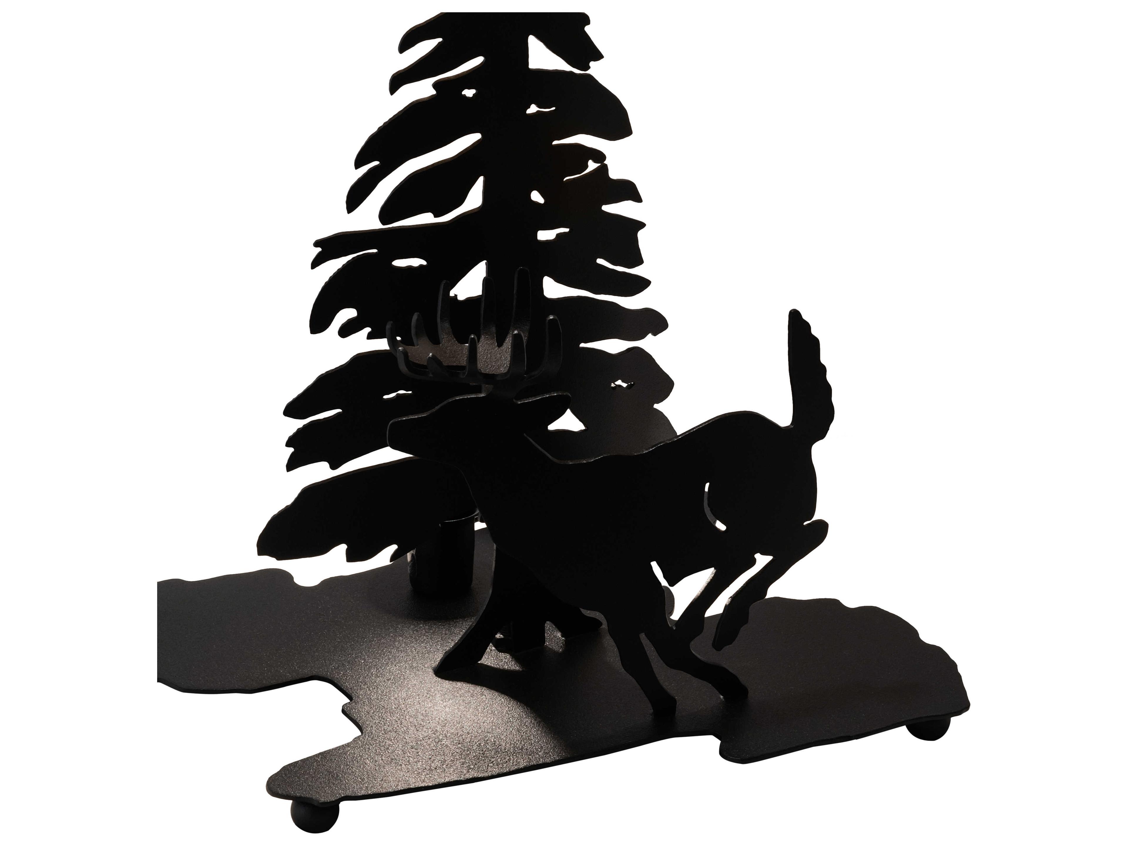 Meyda Deer Through The Trees 2 - Light Rustic Lodge Table Lamp Base