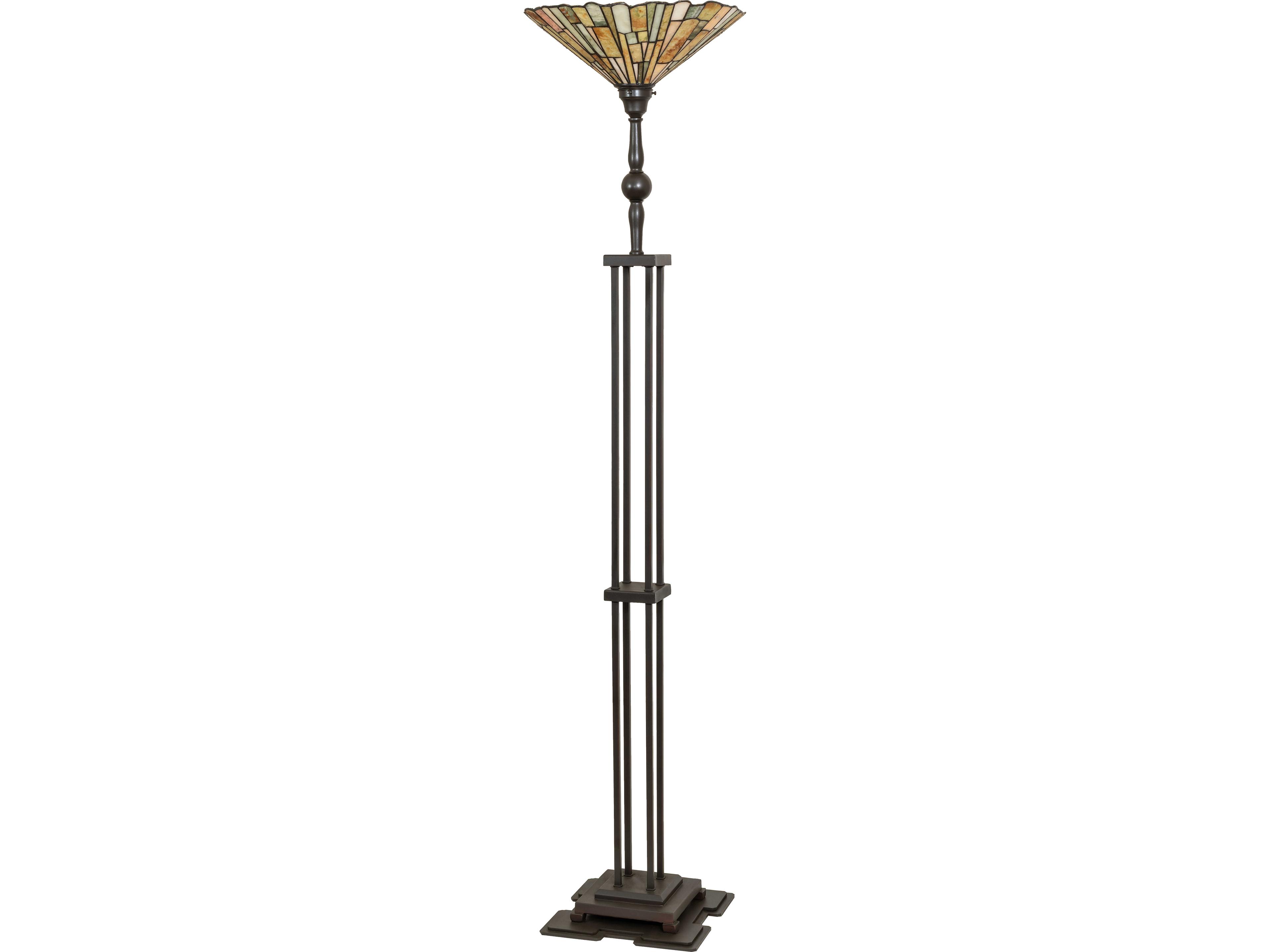 Meyda Delta Bronze Traditional Floor Lamp