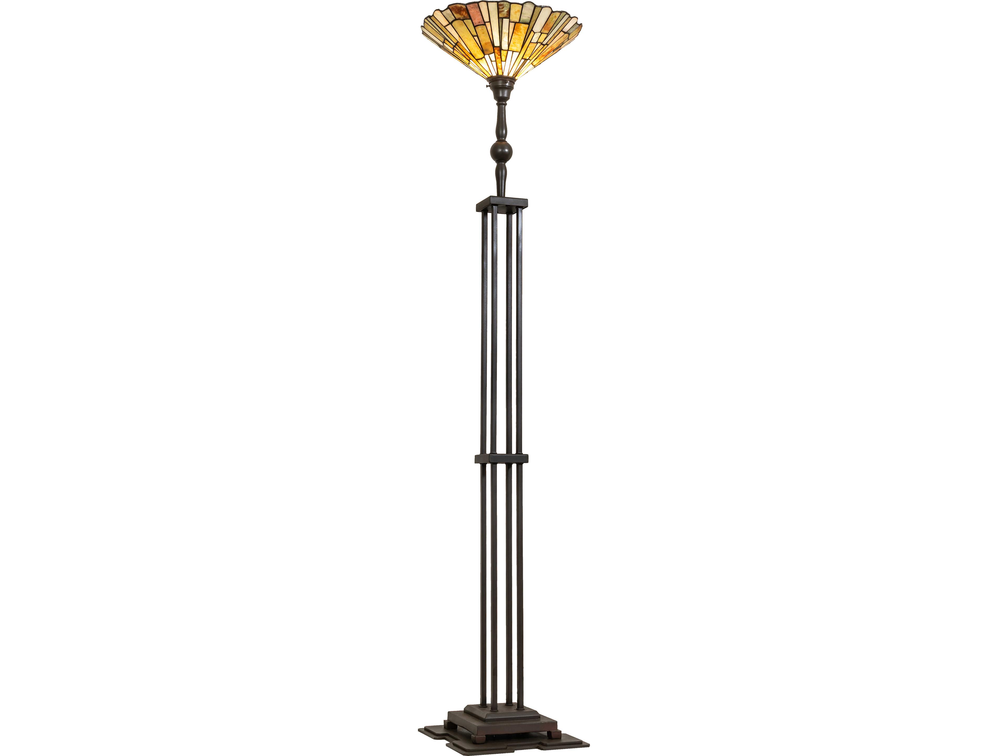 Meyda Delta Bronze Traditional Floor Lamp
