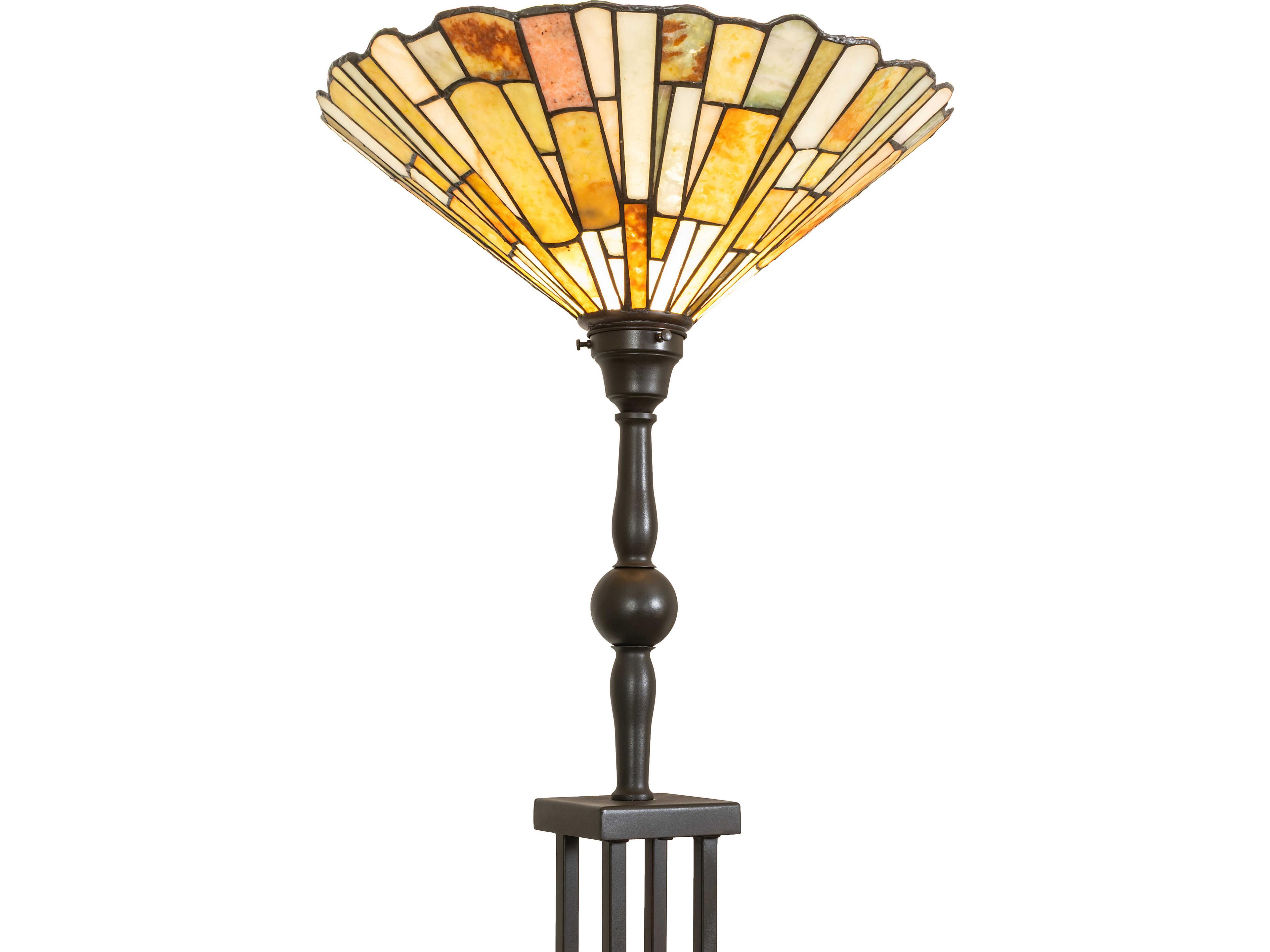 Meyda Delta Bronze Traditional Floor Lamp