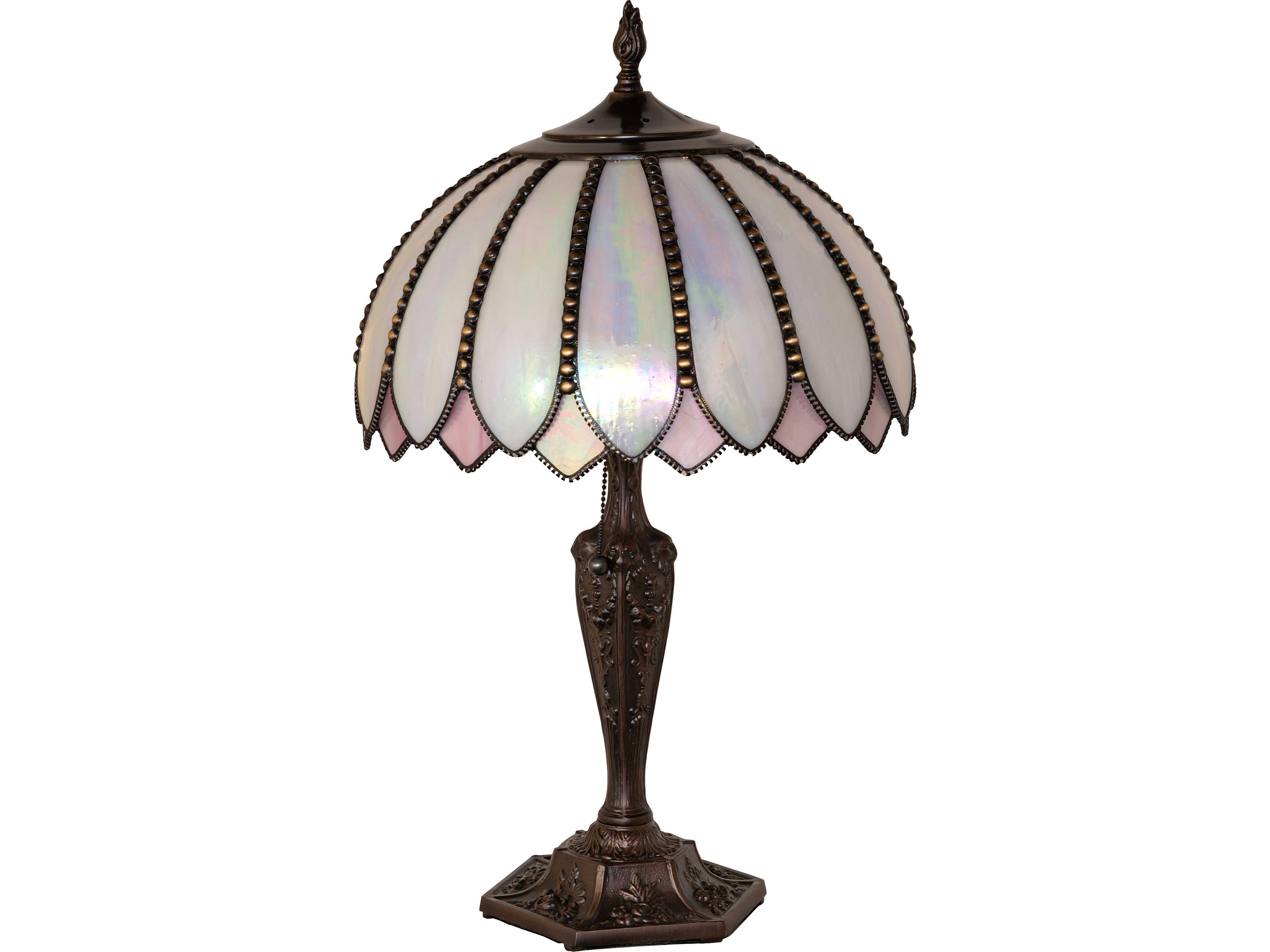 Meyda Daisy Bronze Traditional Buffet Lamp