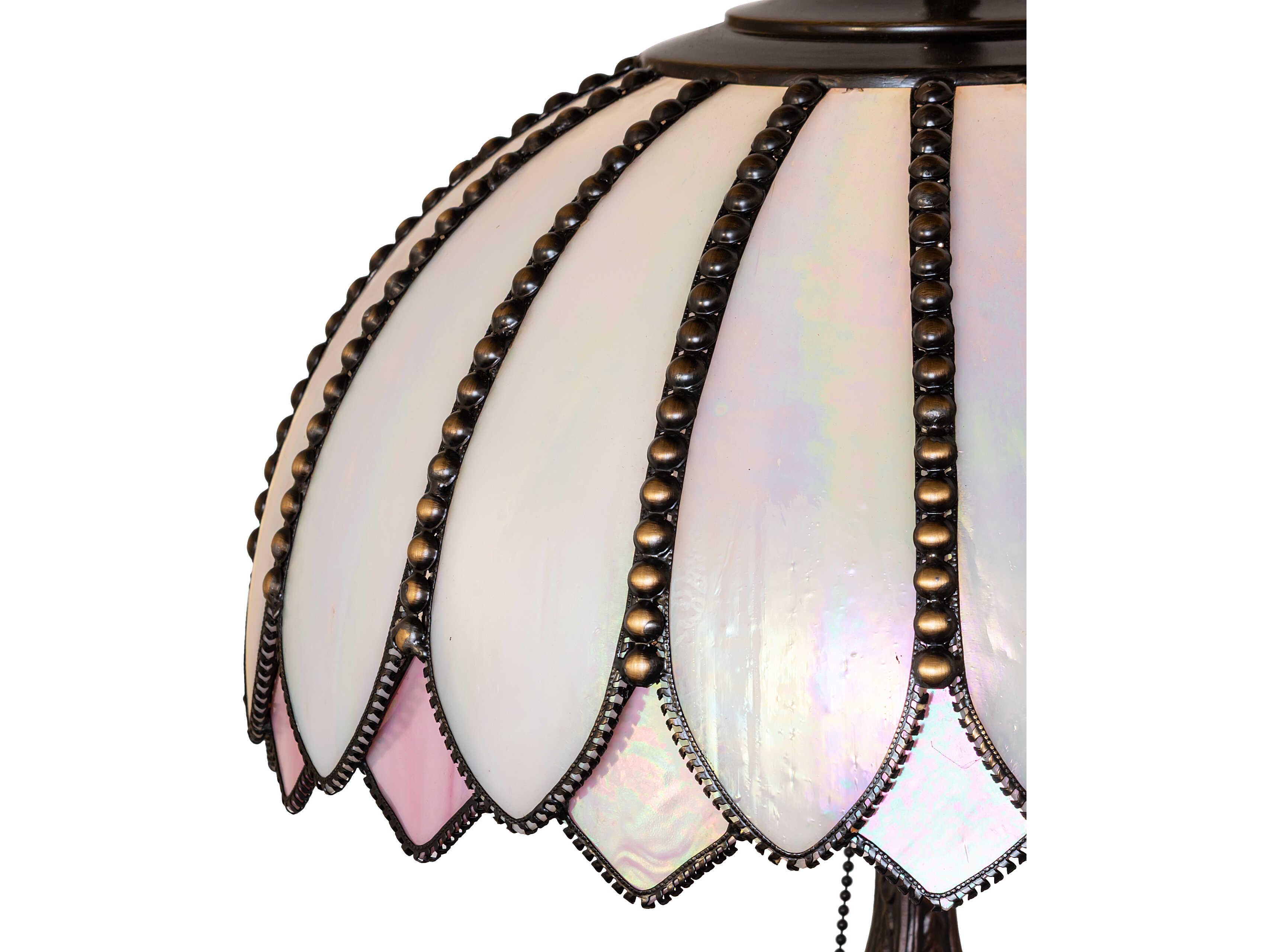 Meyda Daisy Bronze Traditional Buffet Lamp