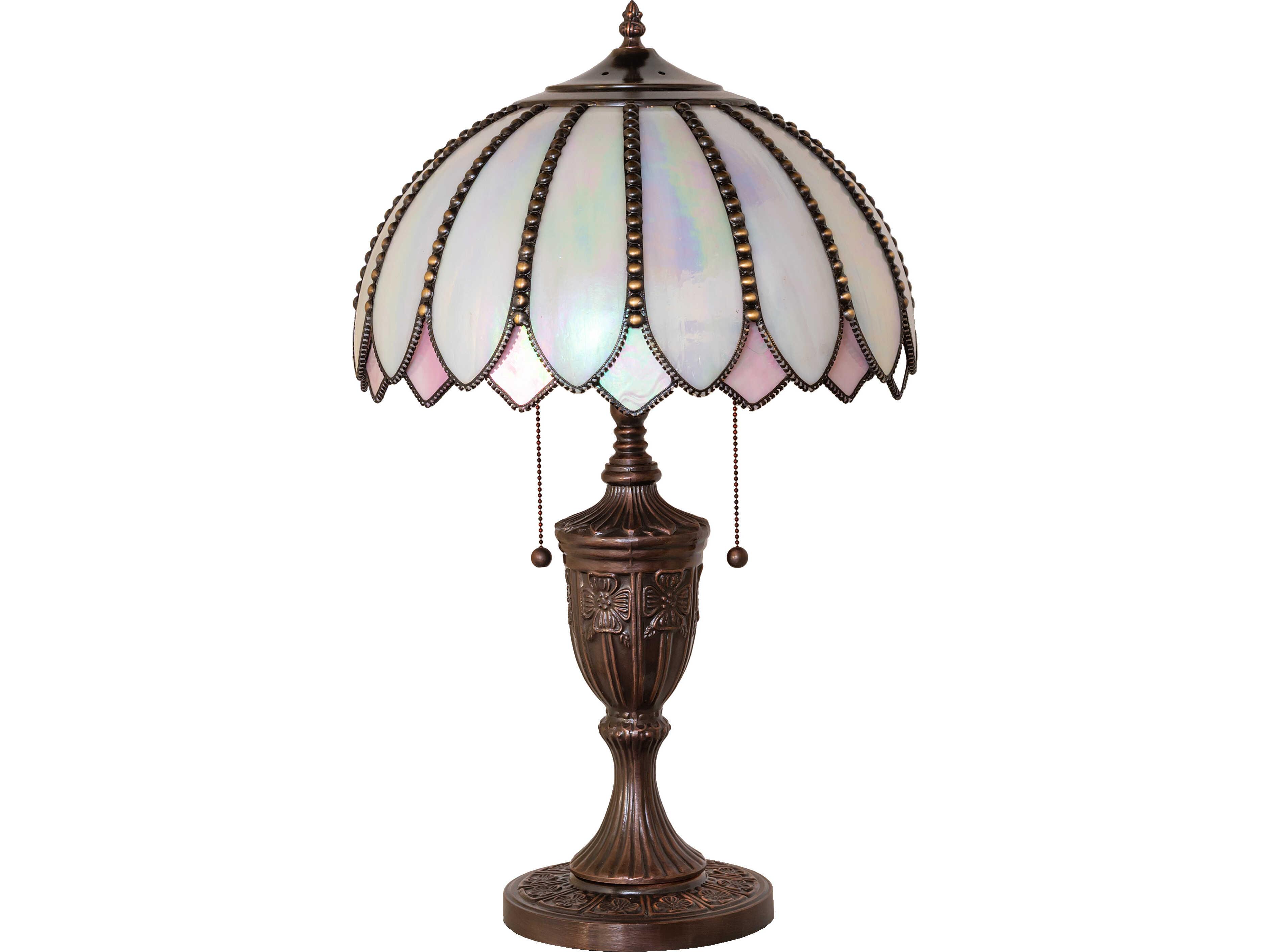 Meyda Daisy Bronze Traditional Buffet Lamp