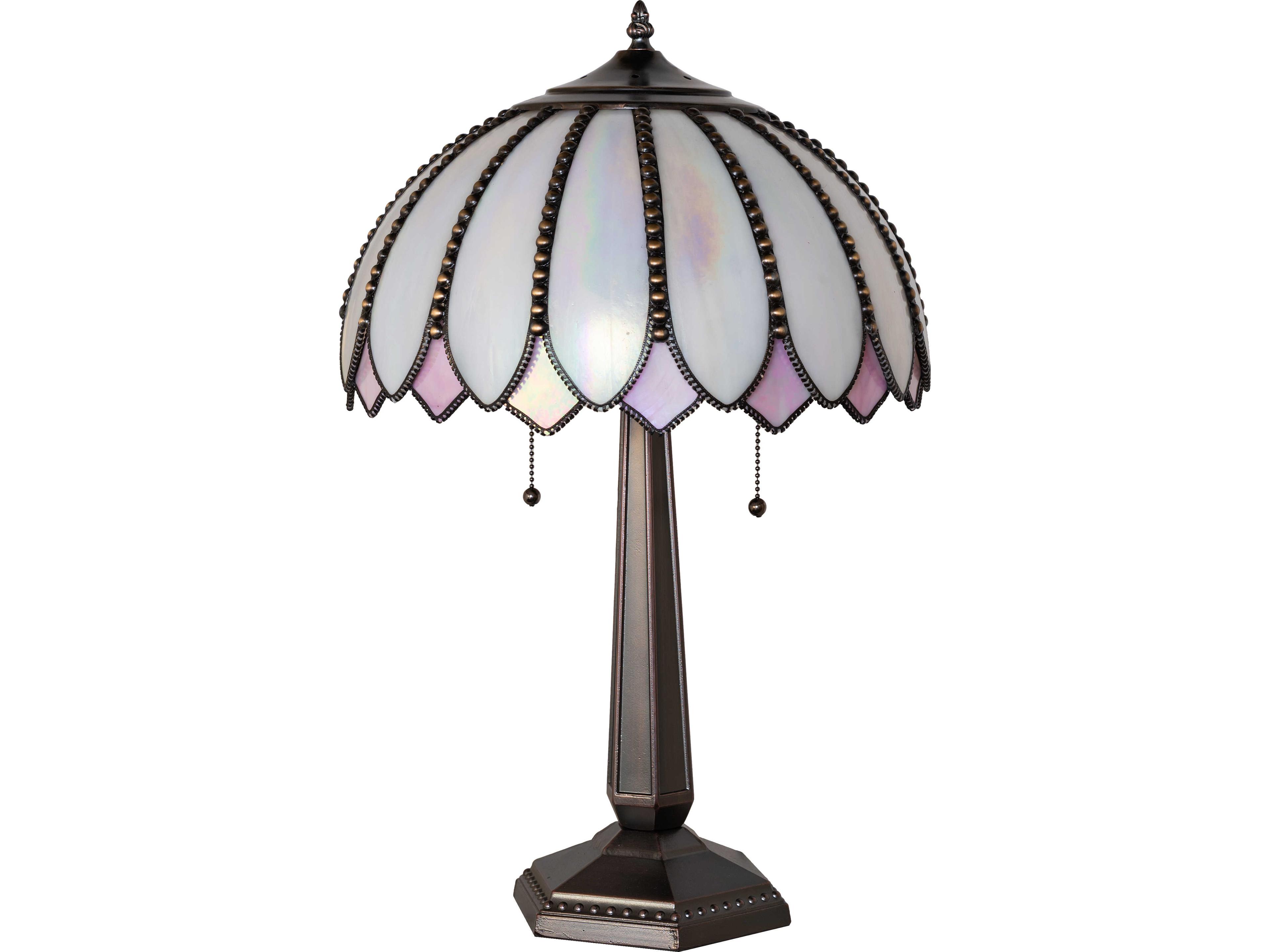 Meyda Daisy Bronze Traditional Buffet Lamp