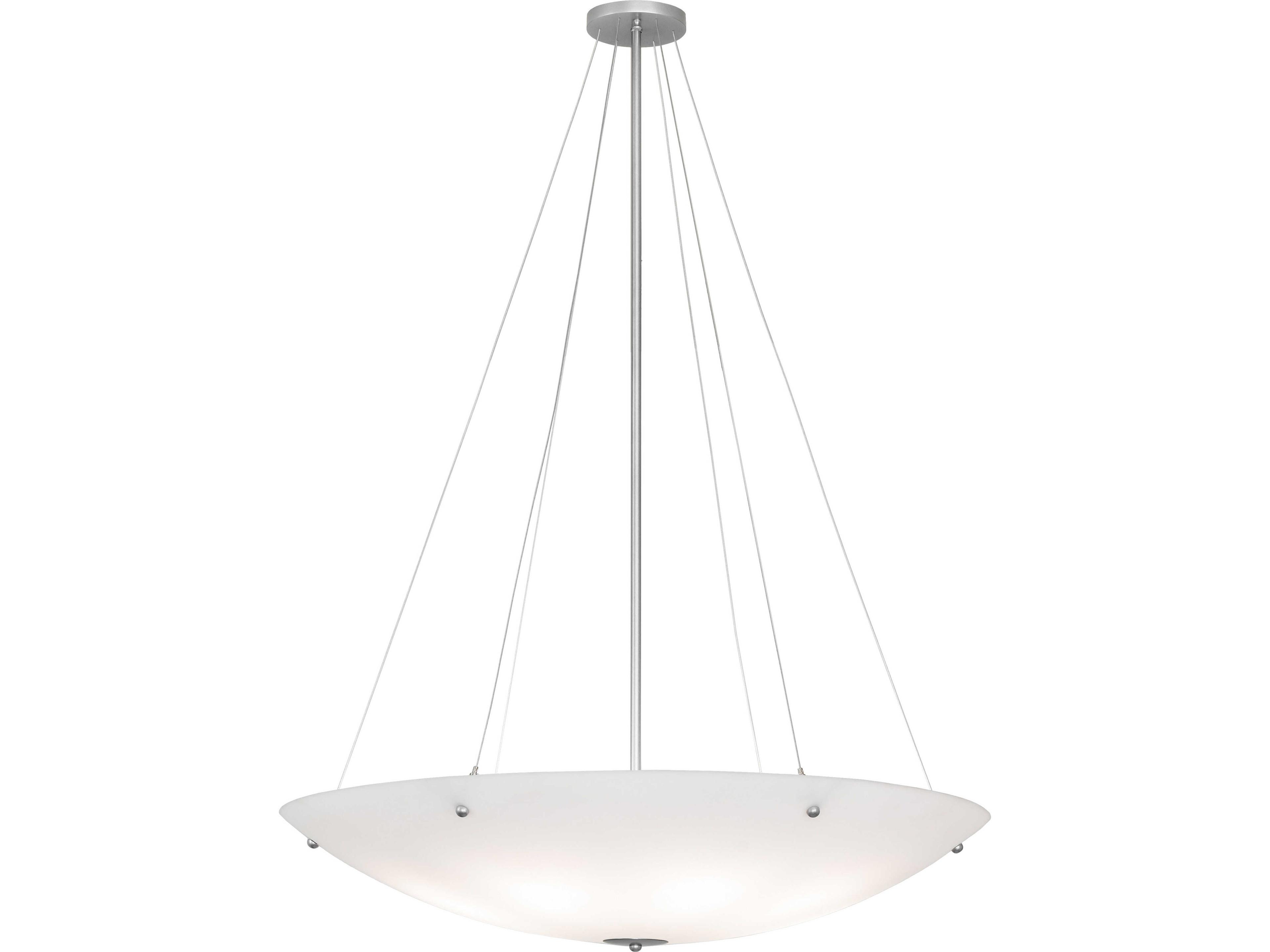 Meyda Cypola 8-Light Statuario Idalight Silver Pendant