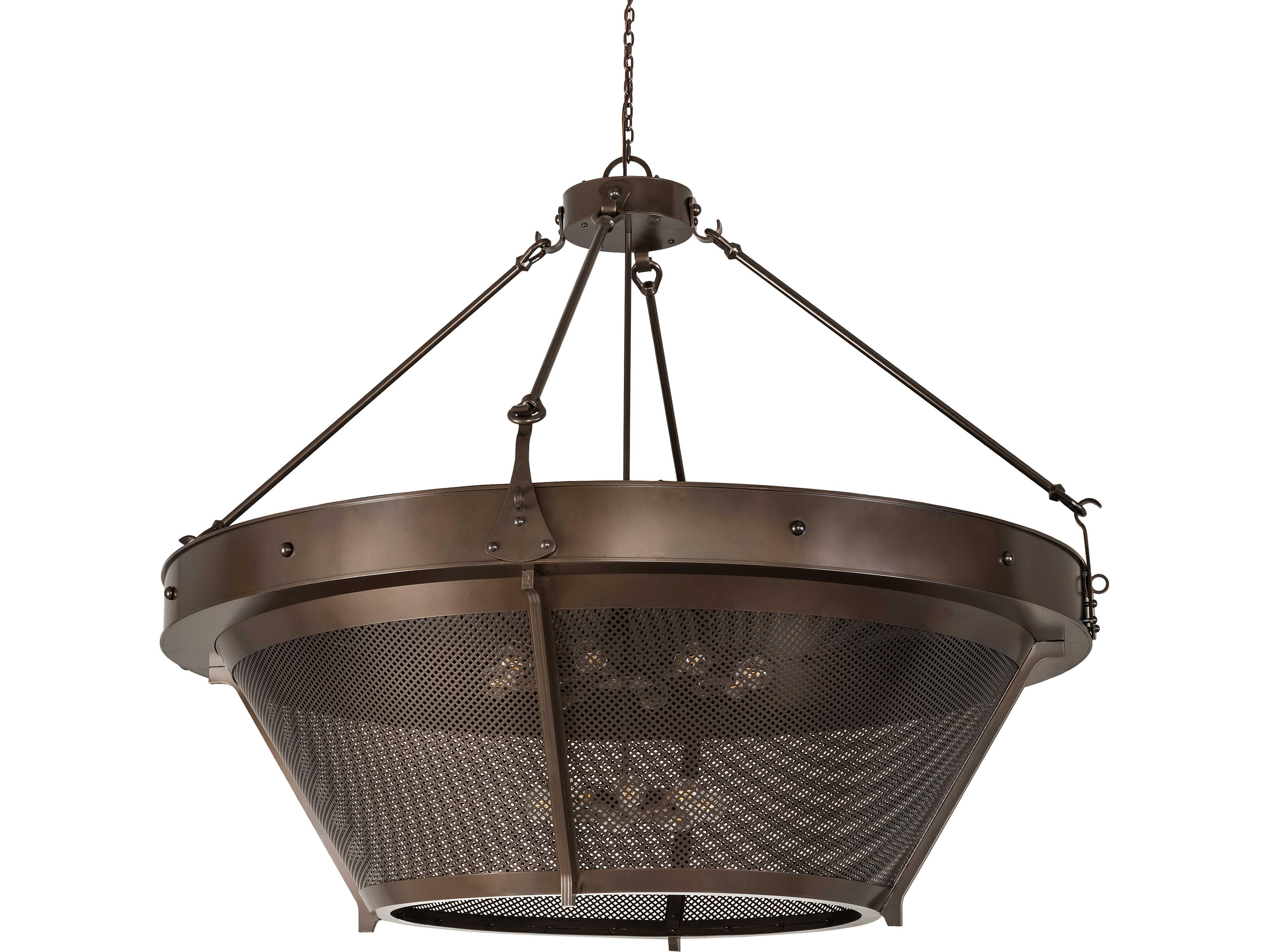 Meyda Nehring 16-Light Brown Bronze Traditional Pendant