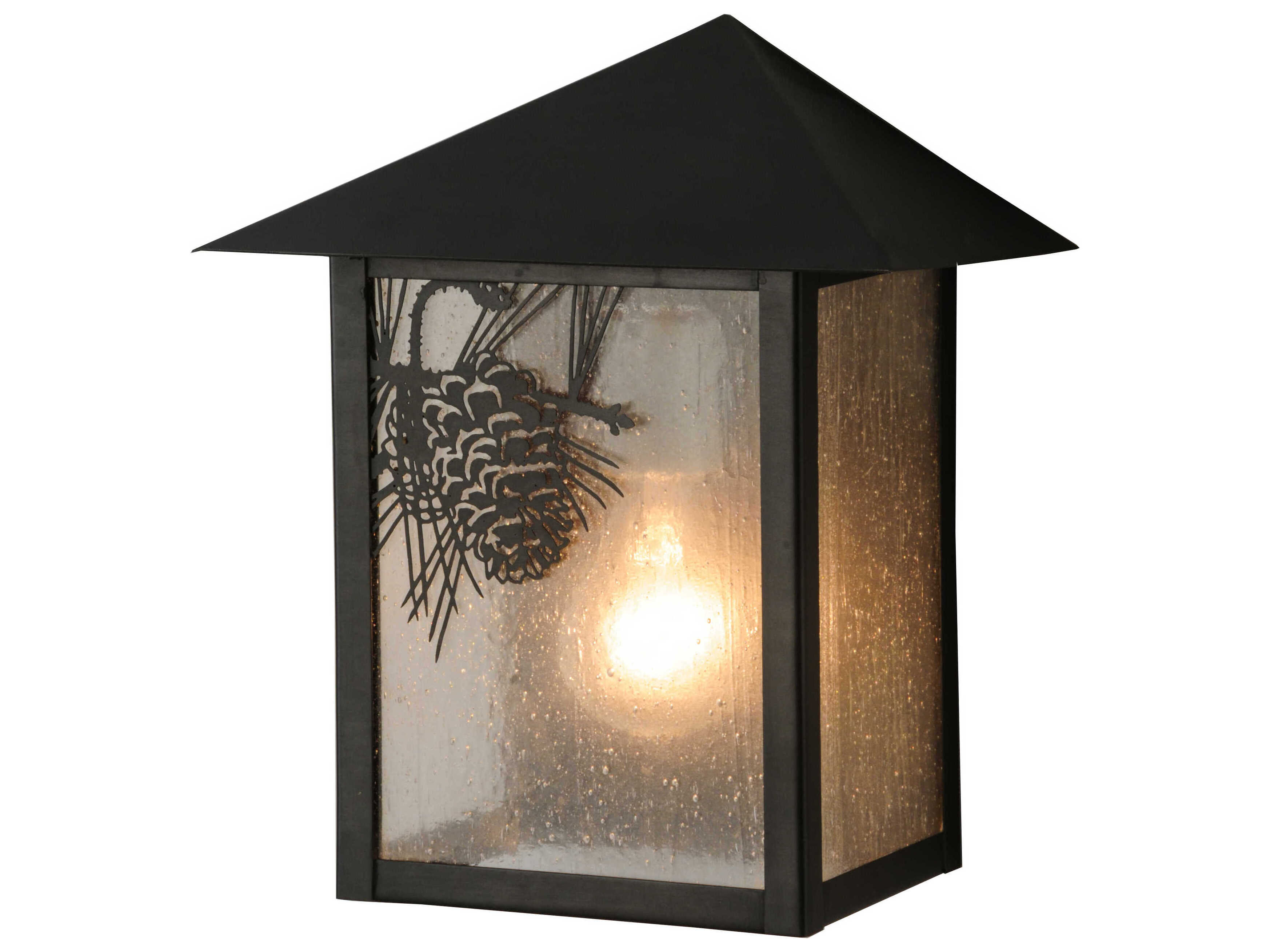 Meyda Seneca Winter Pine 1 - Light Outdoor Wall Light