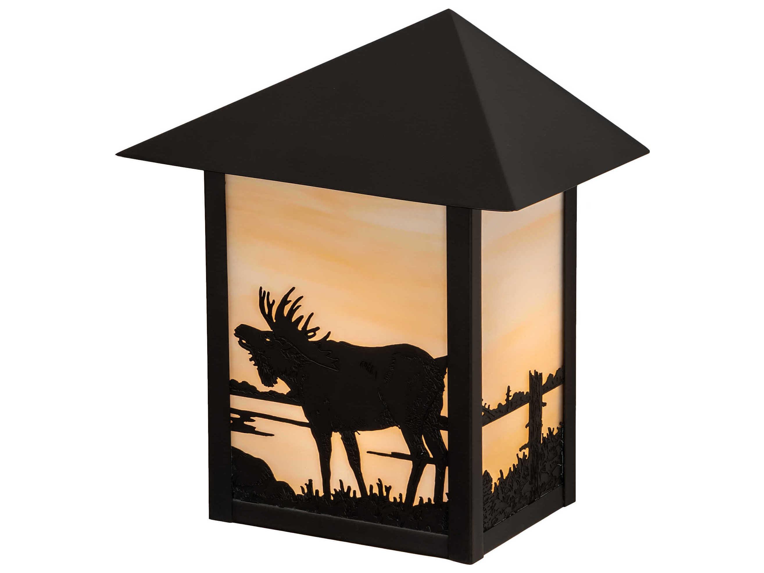 Meyda Seneca 1 - Light Glass Rustic Lodge Outdoor Wall Light