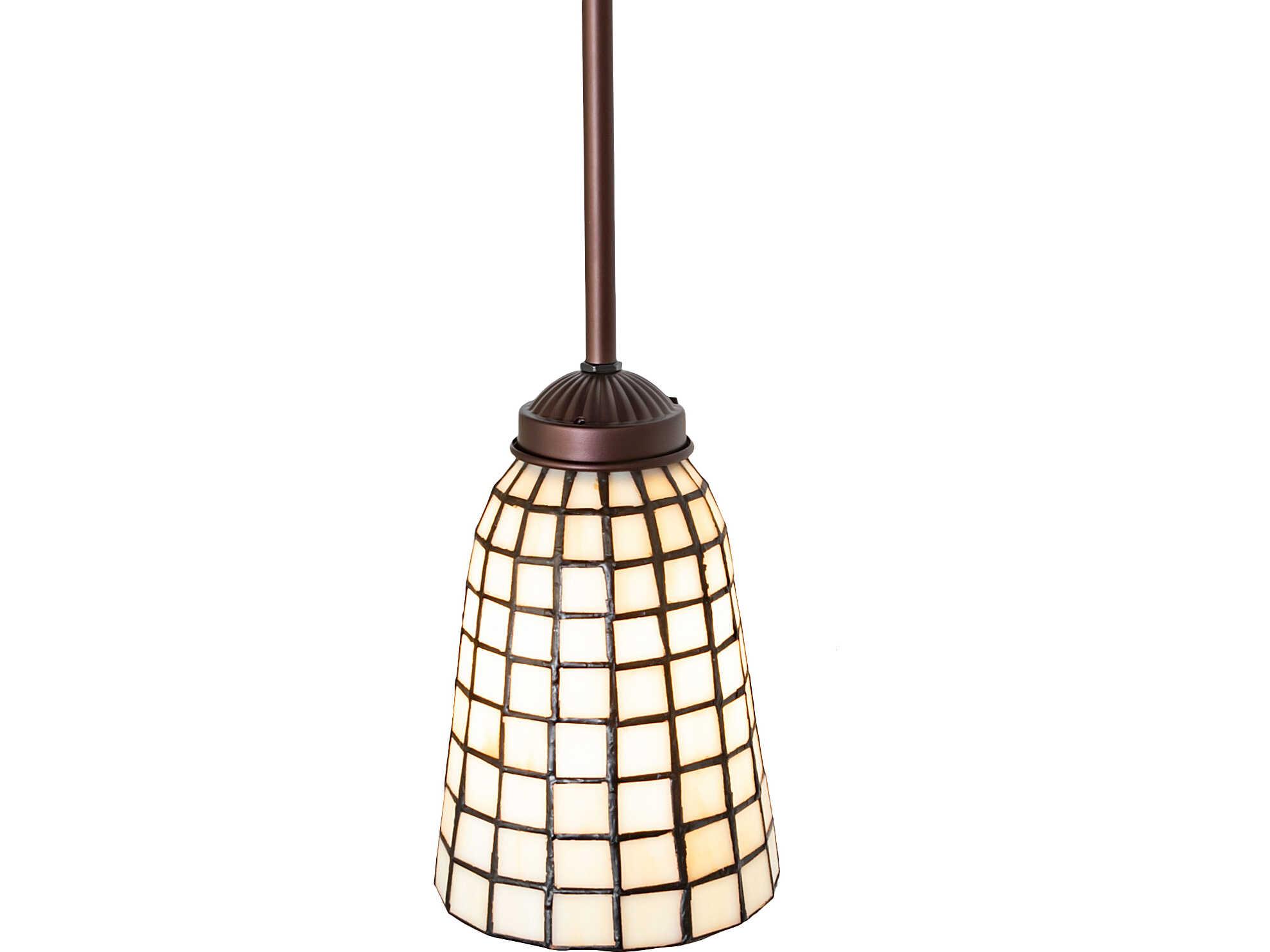 Meyda Terra Bone 1-Light Bronze Mini Pendant