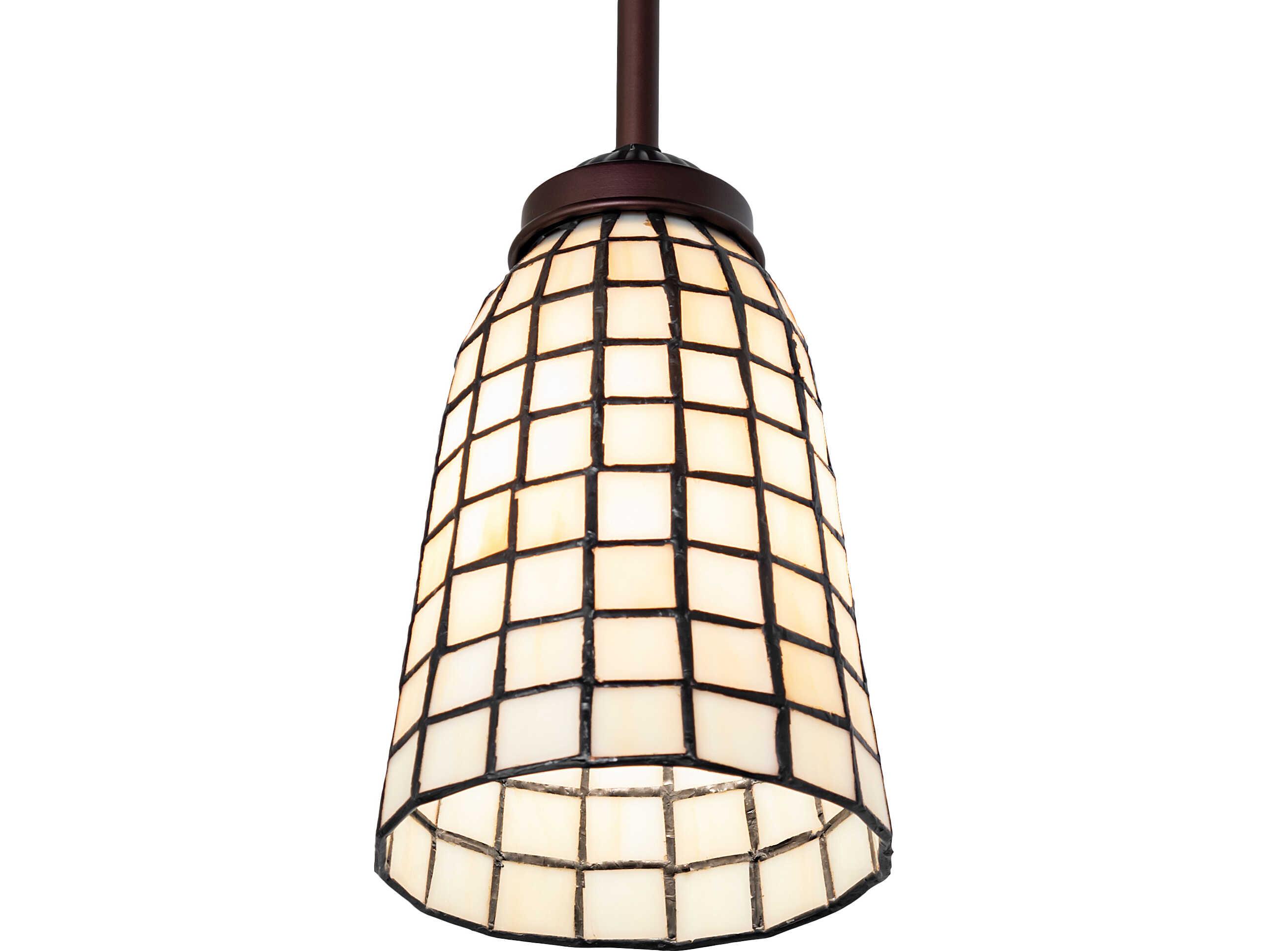 Meyda Terra Bone 1-Light Bronze Mini Pendant