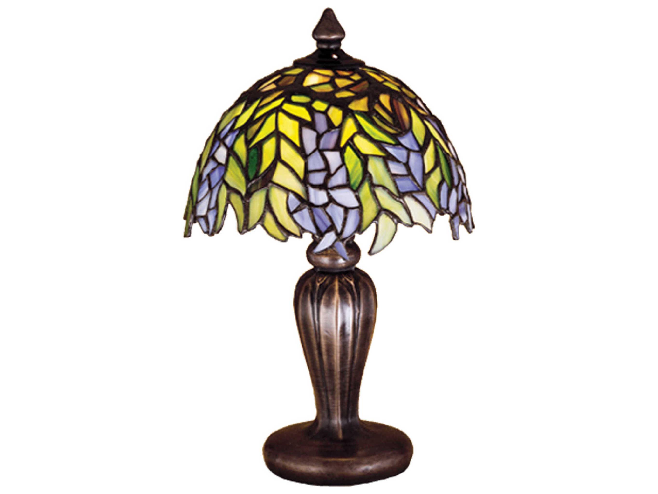 Meyda Tiffany Honey Locust Bronze Traditional Table Lamp