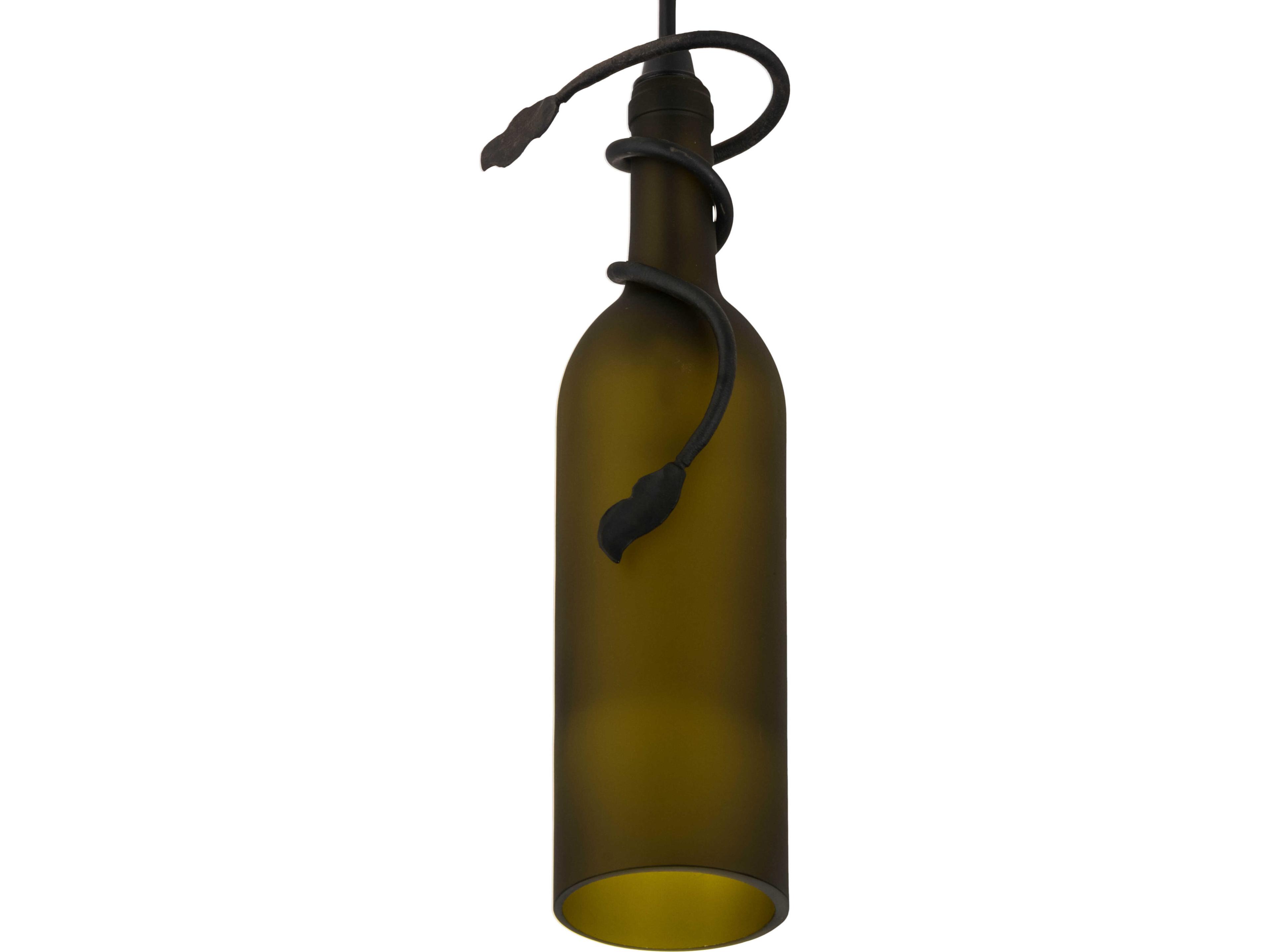 Meyda Tuscan Vineyard 1-Light Brown Geometric Mini Pendant