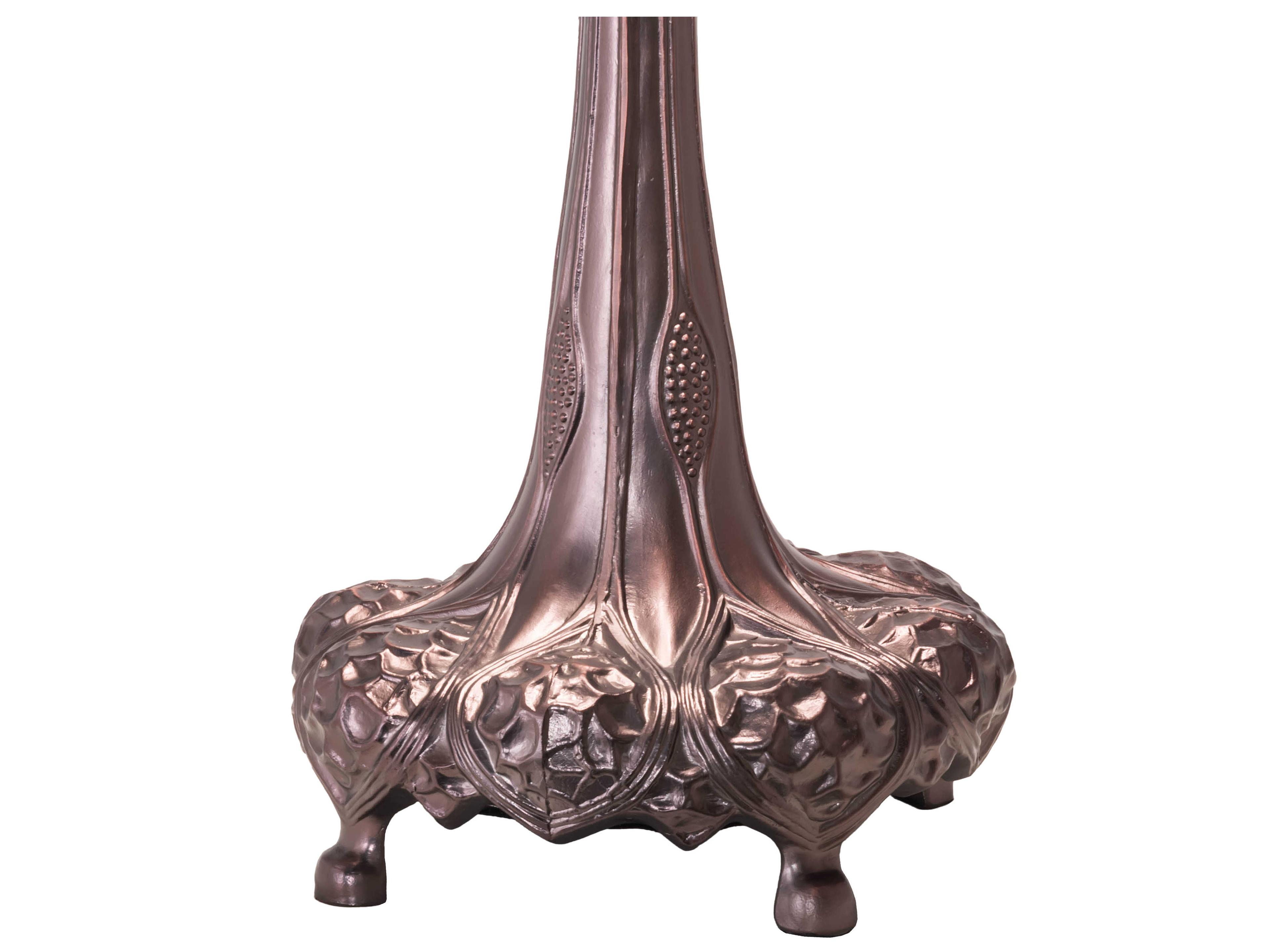 Meyda Tiffany Hanginghead Dragonfly Glass Mahogany Bronze Buffet Lamp