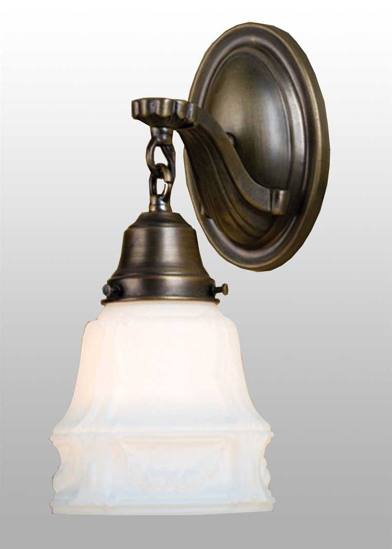 Meyda Hartford 1-Light Brass Traditional Wall Sconce
