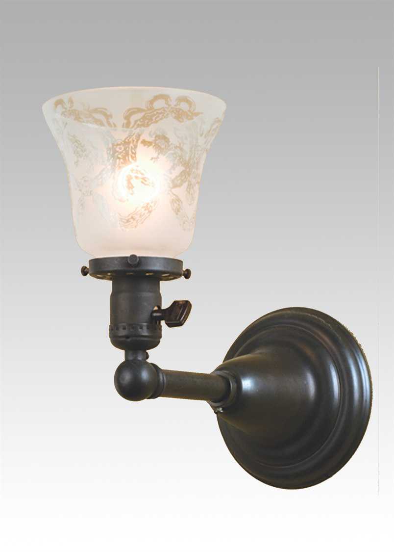Meyda Revival 1-Light Brown Traditional Wall Sconce