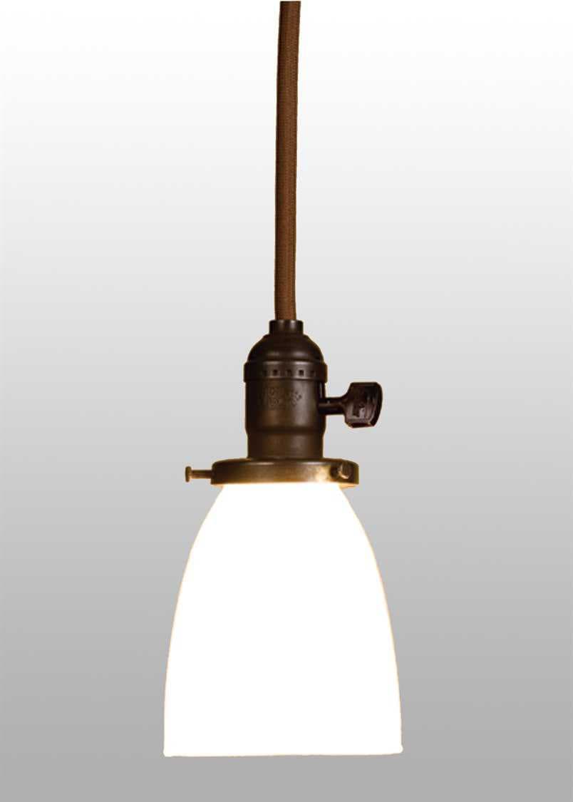 Meyda Revival 1-Light Brown Traditional Mini Pendant