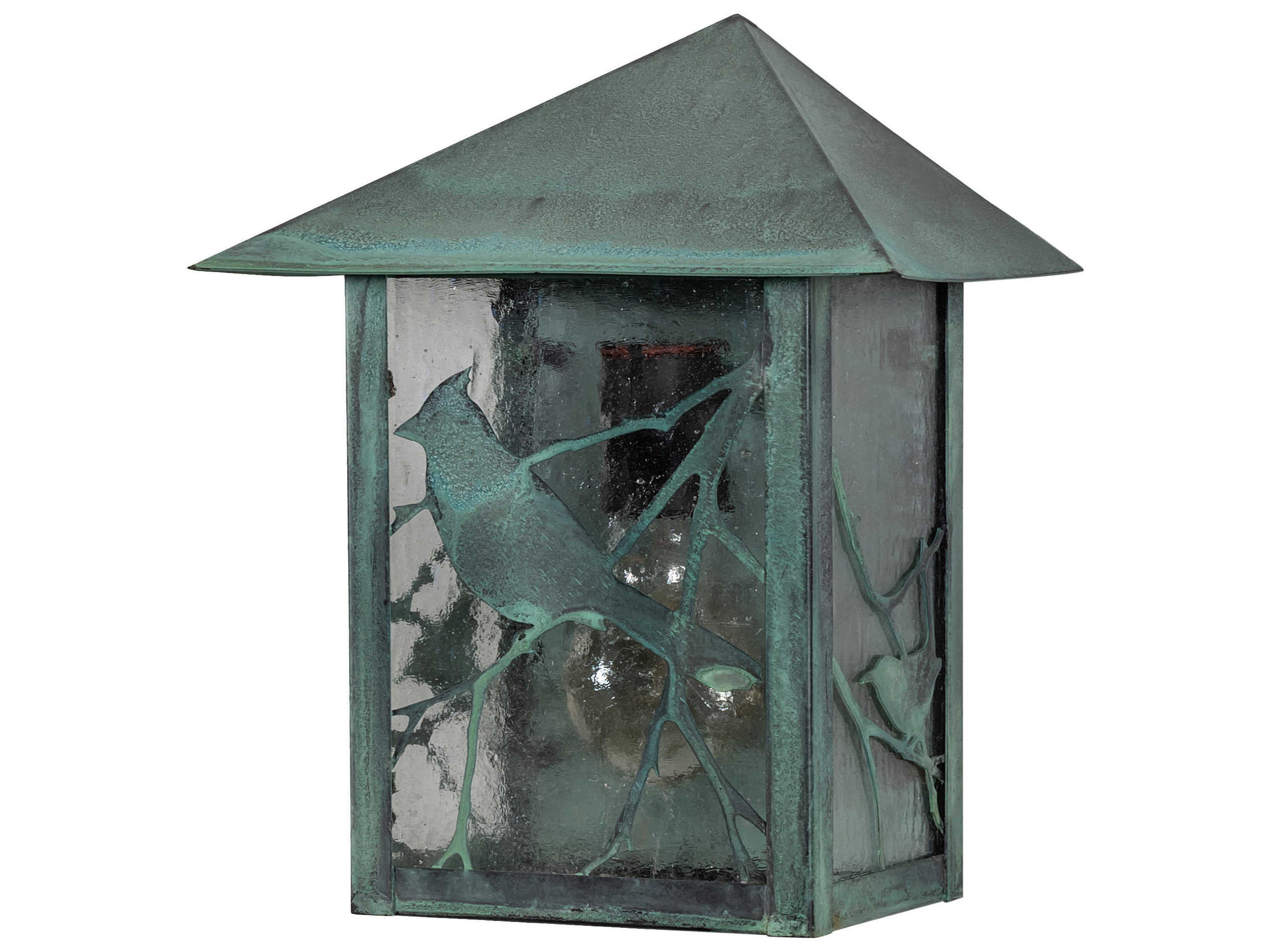 Meyda Seneca Song Bird 1 - Light Glass Outdoor Wall Light