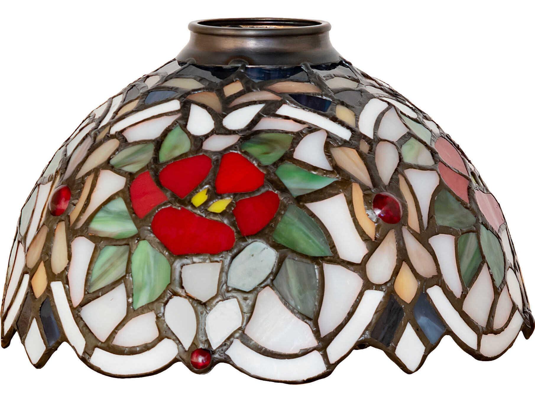 Meyda Renaissance Rose Stained Glass Shade
