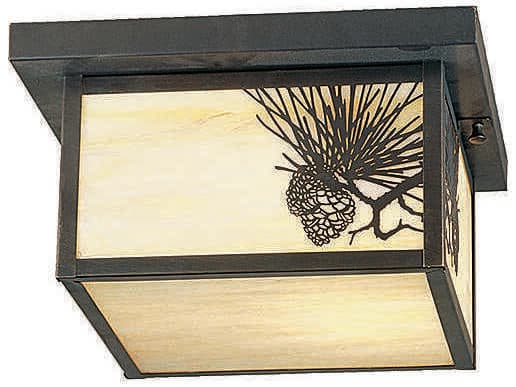 Meyda Hyde Park Winter Pine Outdoor Ceiling Light