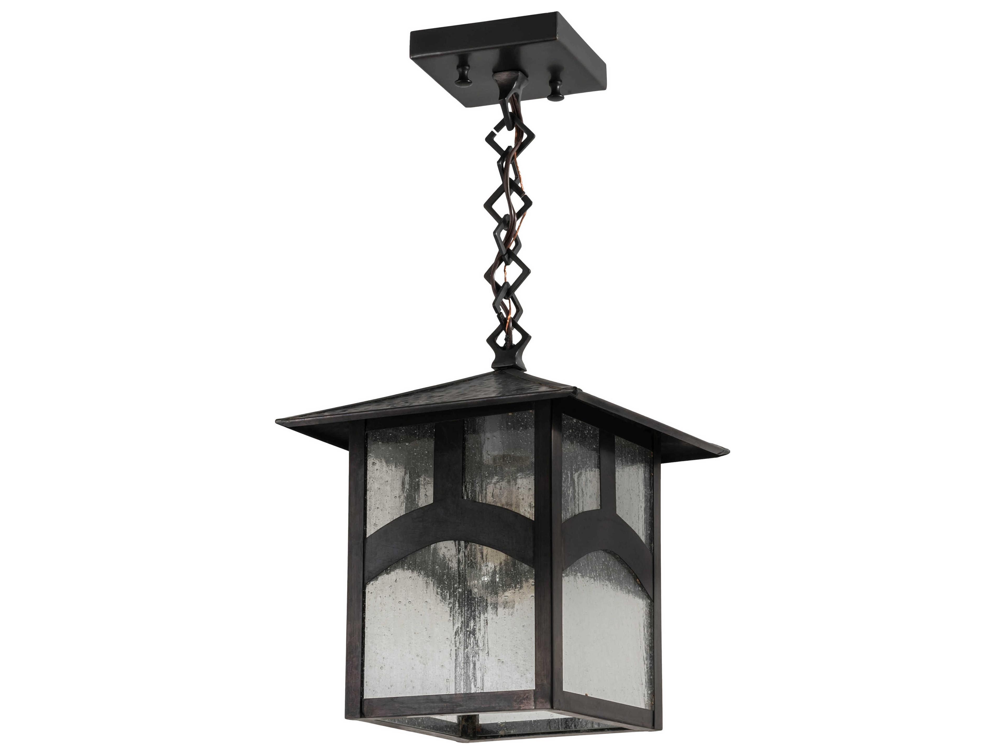 Meyda Seneca 1 - Light Glass Outdoor Hanging Light