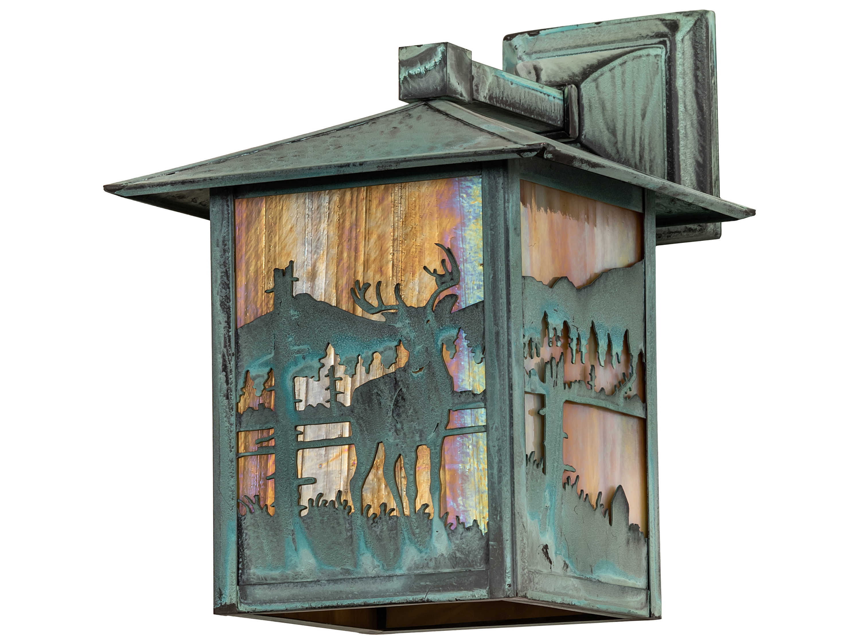 Meyda Seneca 1 - Light Glass Outdoor Wall Light