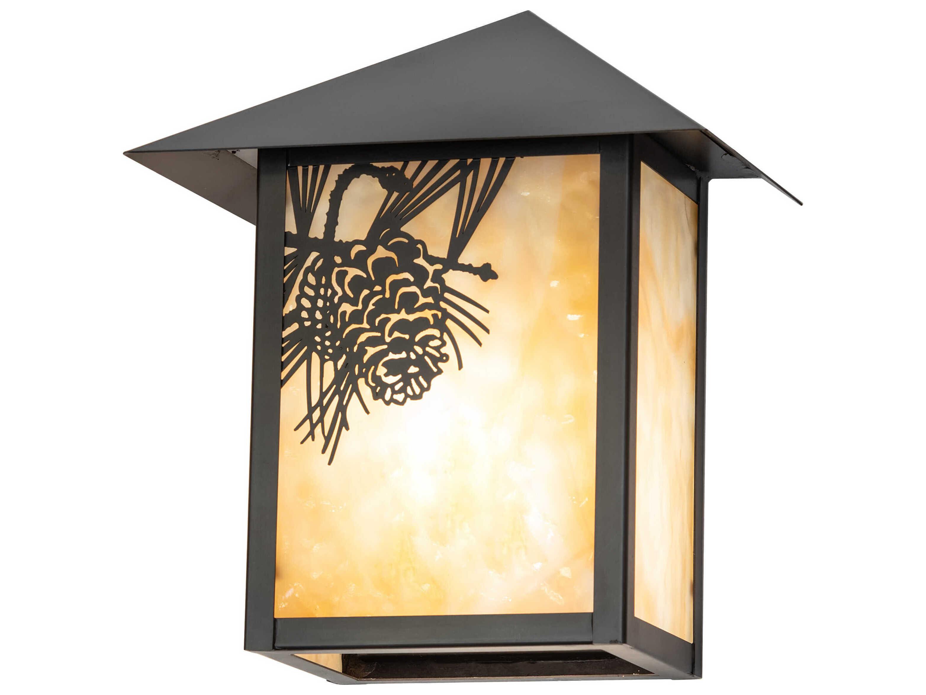 Meyda Seneca Winter Pine 1 - Light Outdoor Wall Light