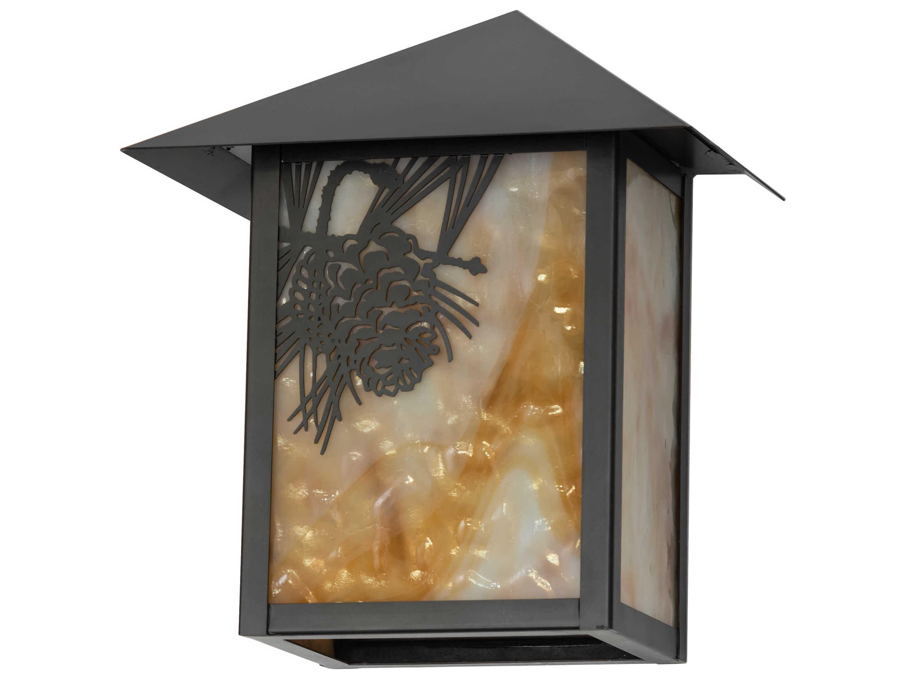 Meyda Seneca Winter Pine 1 - Light Outdoor Wall Light