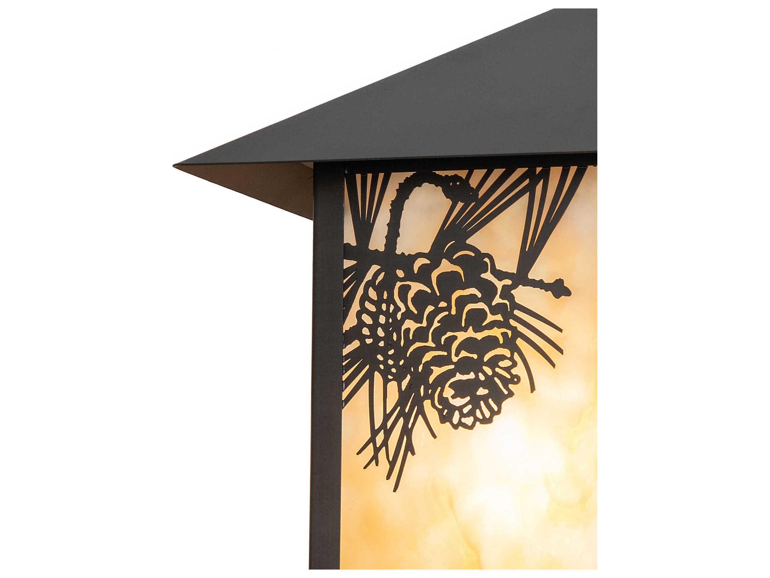 Meyda Seneca Winter Pine 1 - Light Outdoor Wall Light