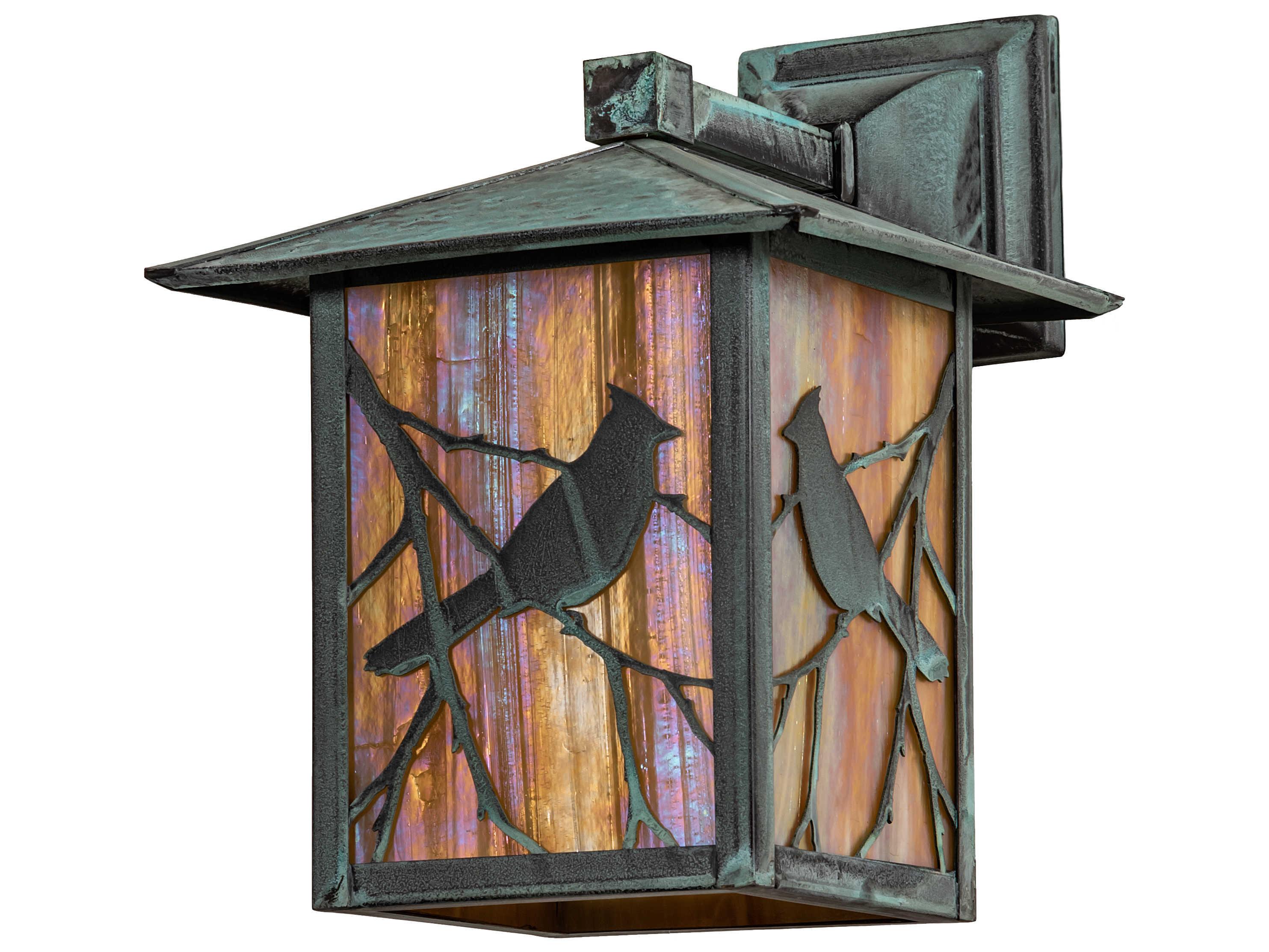 Meyda Seneca 1 - Light Glass Outdoor Wall Light