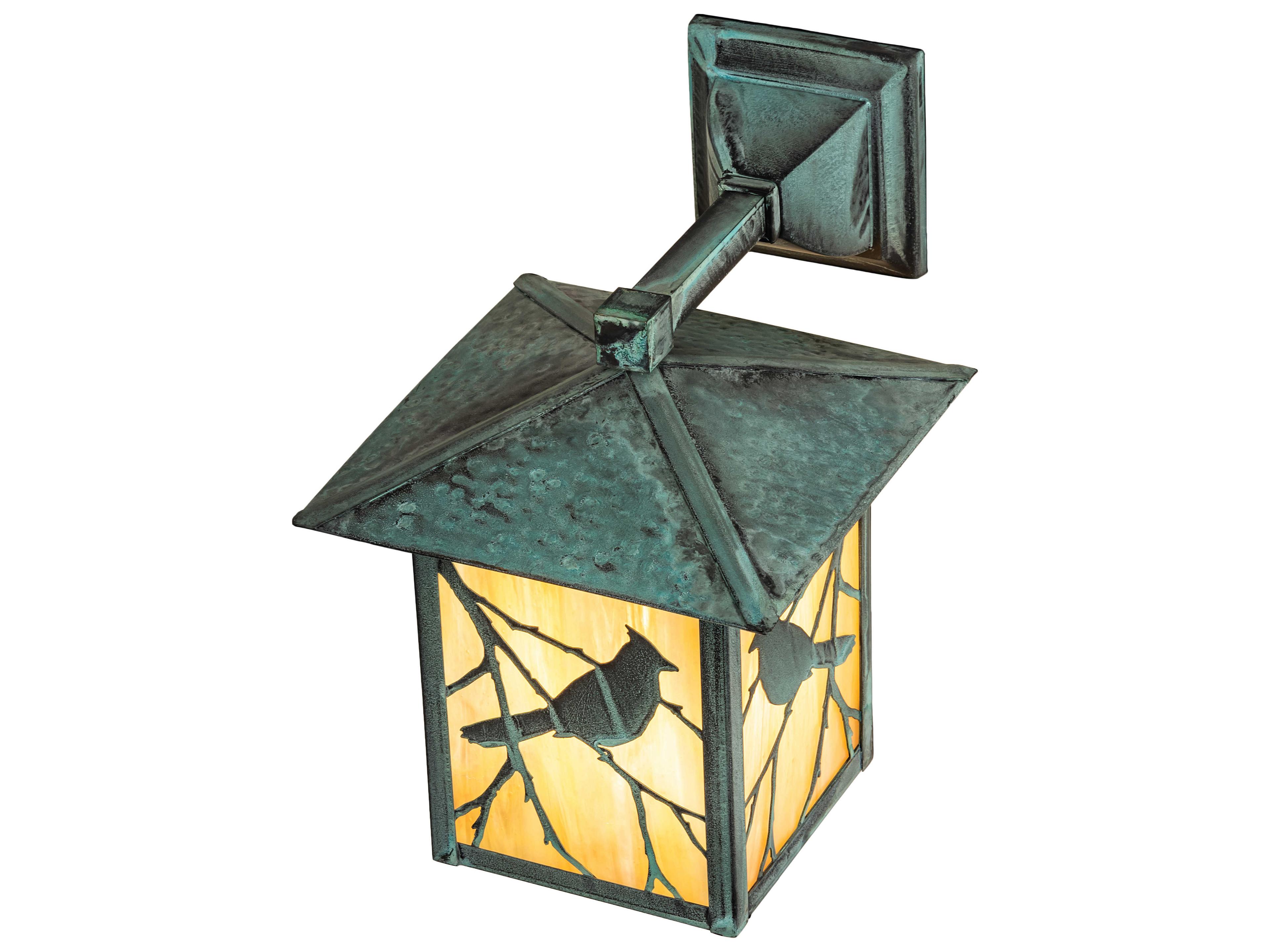 Meyda Seneca 1 - Light Glass Outdoor Wall Light