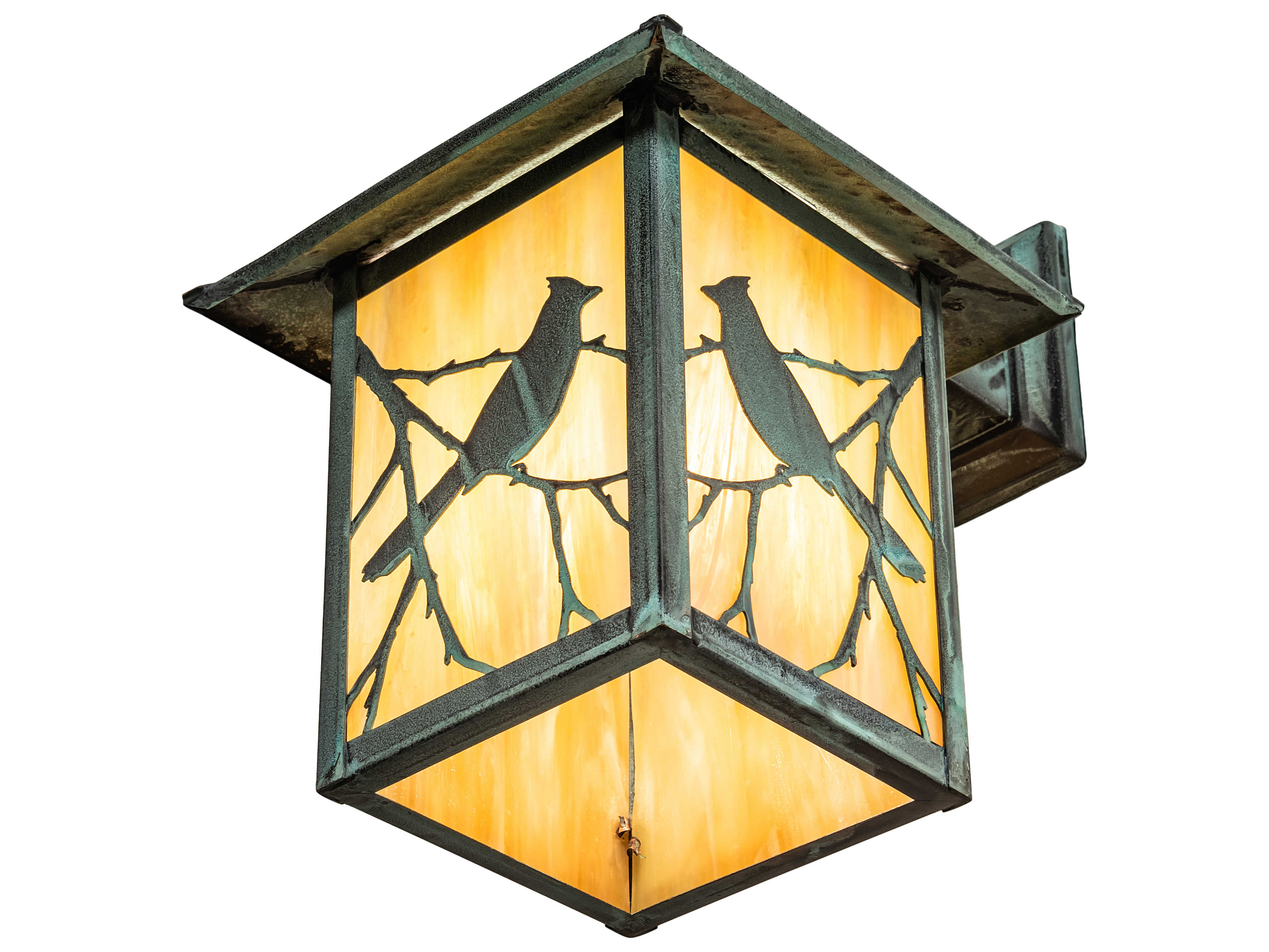 Meyda Seneca 1 - Light Glass Outdoor Wall Light